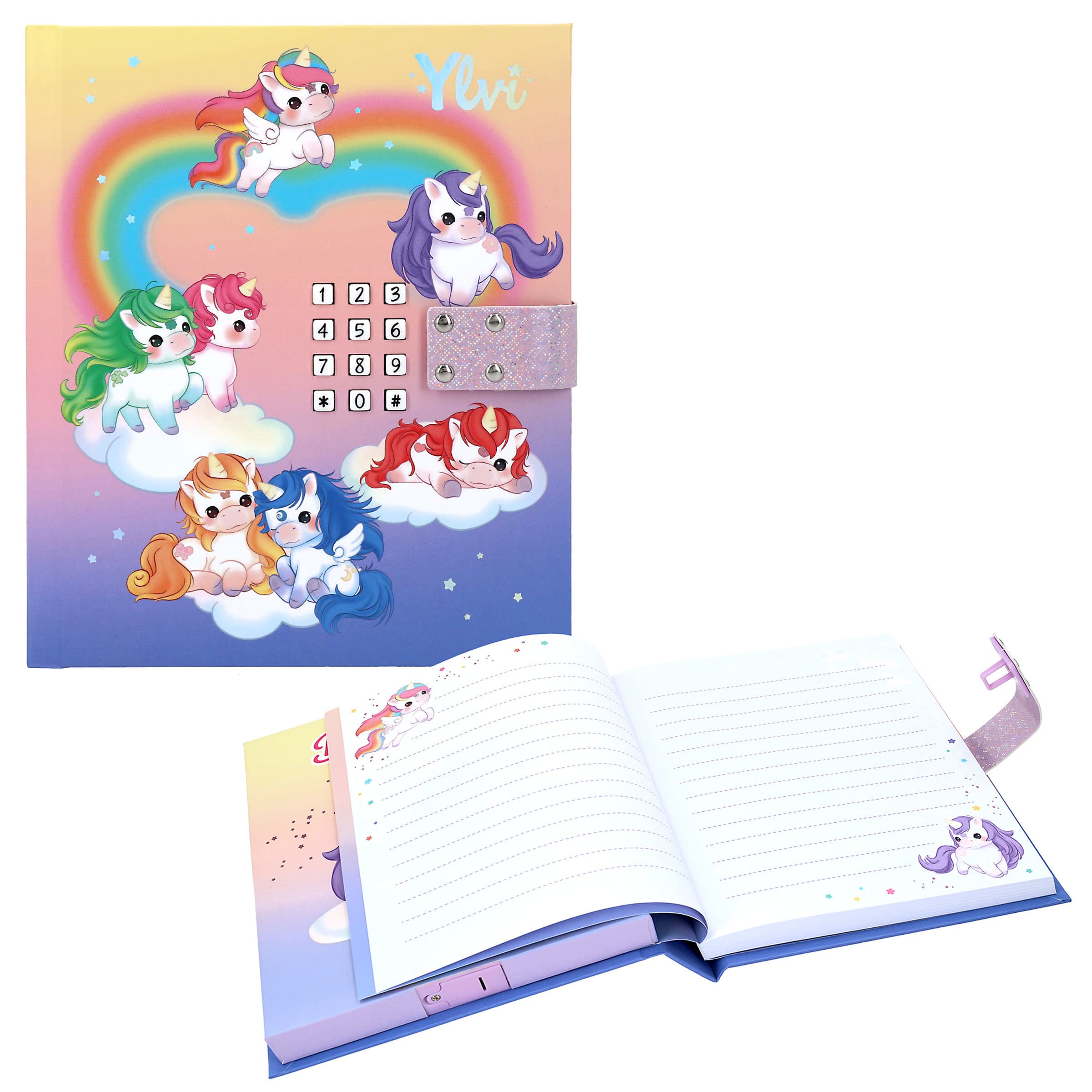 Ylvi Tagebuch mit LED, Code und Sound