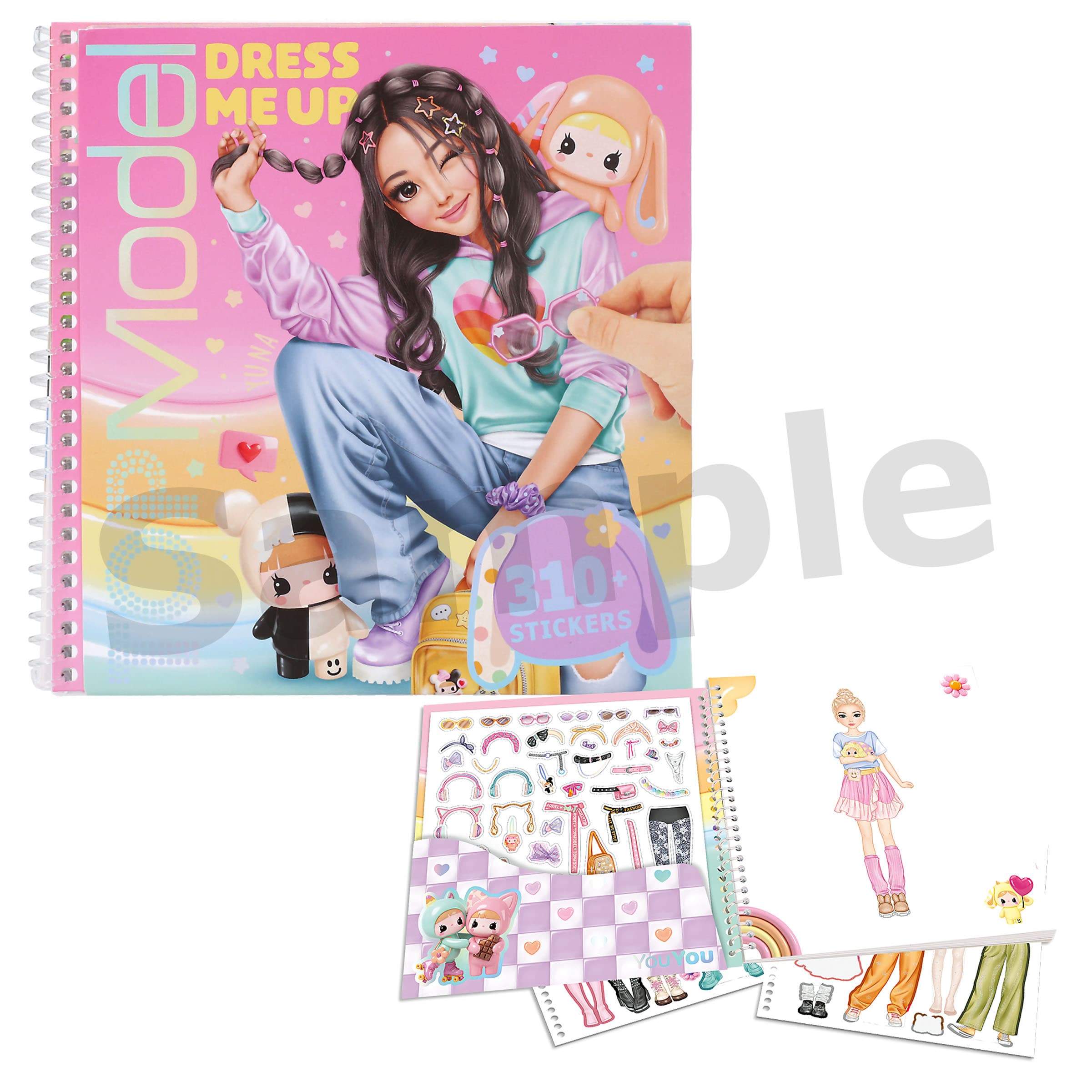 TOPModel Dress Me Up Stickerbuch YOUYOU