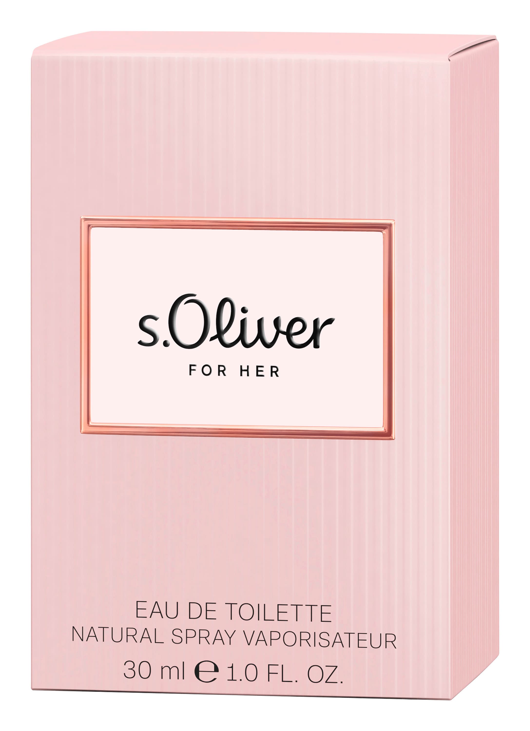 s.Oliver FOR HER Eau de Toilette Naturalspray