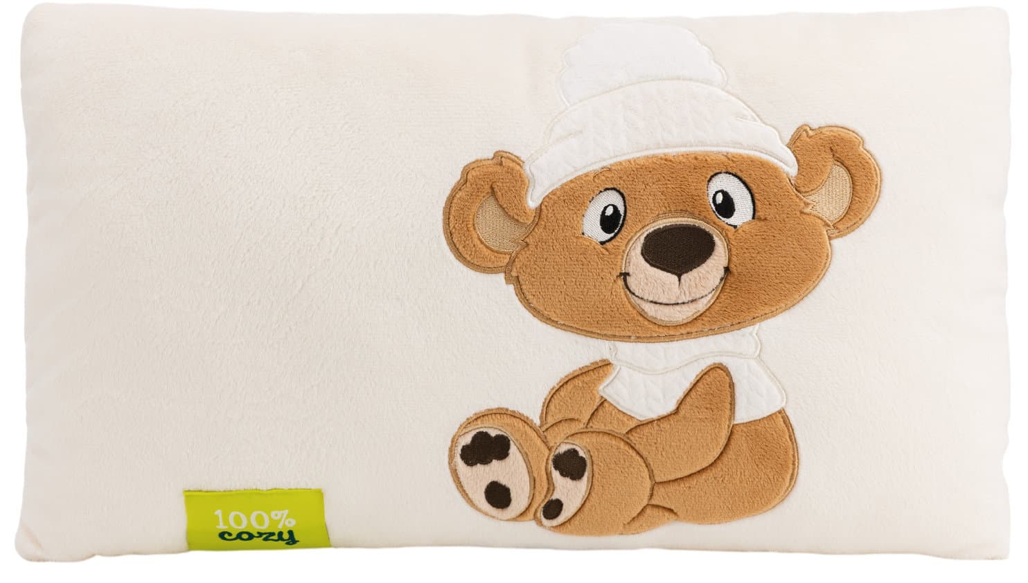 NICI Kissen Bär Capiccino 43x25cm