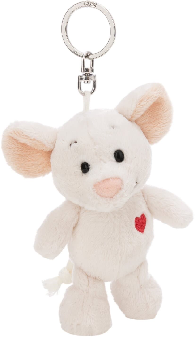 NICI Schlüsselanhänger Love Maus Mira mit Herz 10cm