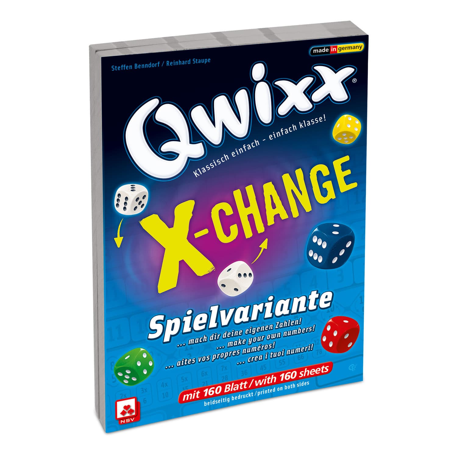 Nürnberger Spielkarten Verlag - QWIXX X-CHANGE - ZUSATZBLÖCKE