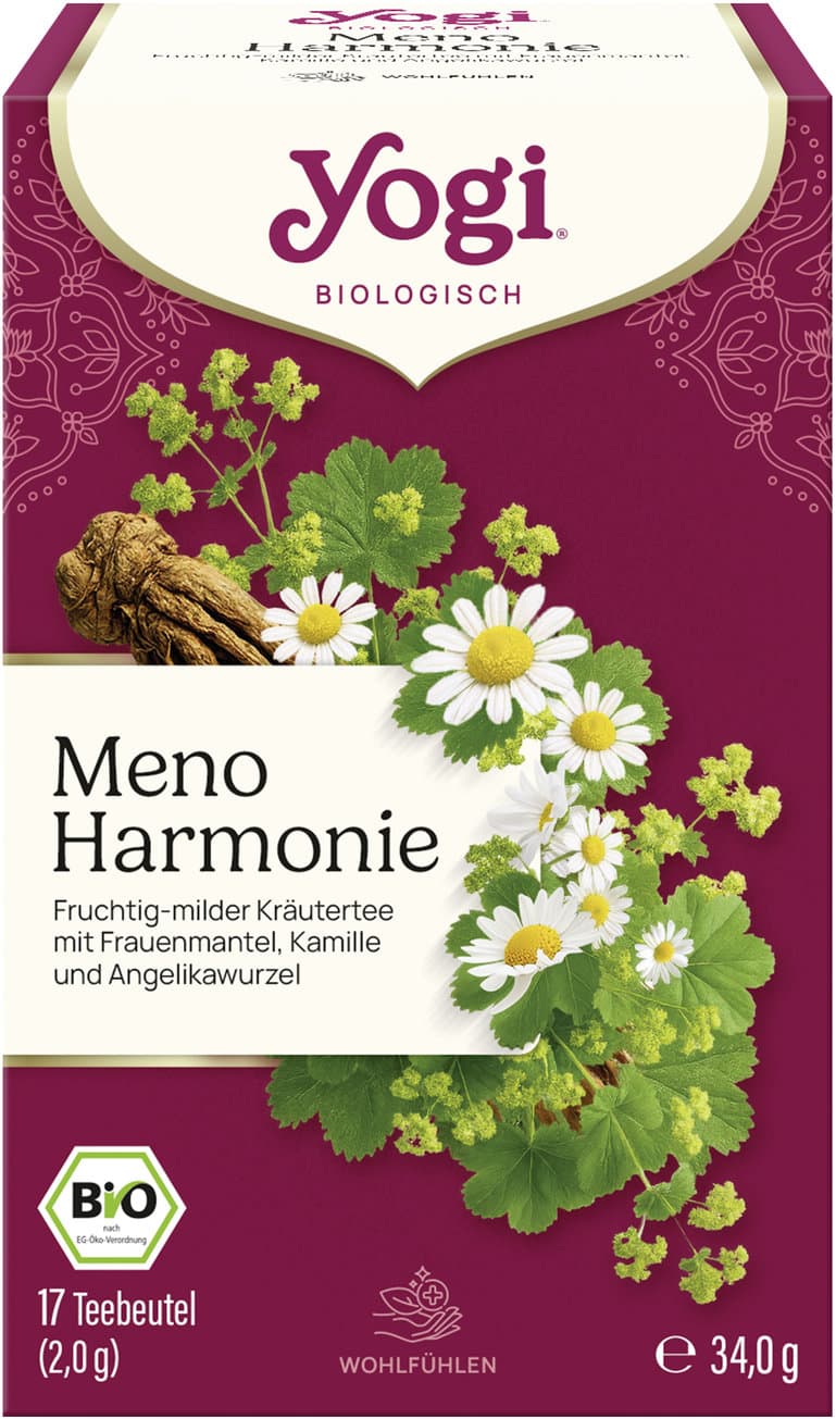 YOGI TEA Bio Kräuterteemischung Meno Harmonie
