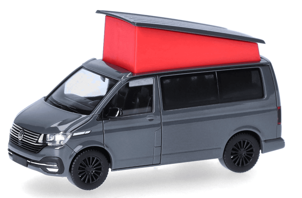 Herpa 096805-005 Volkswagen T6.1 California Pure Grey 1:87