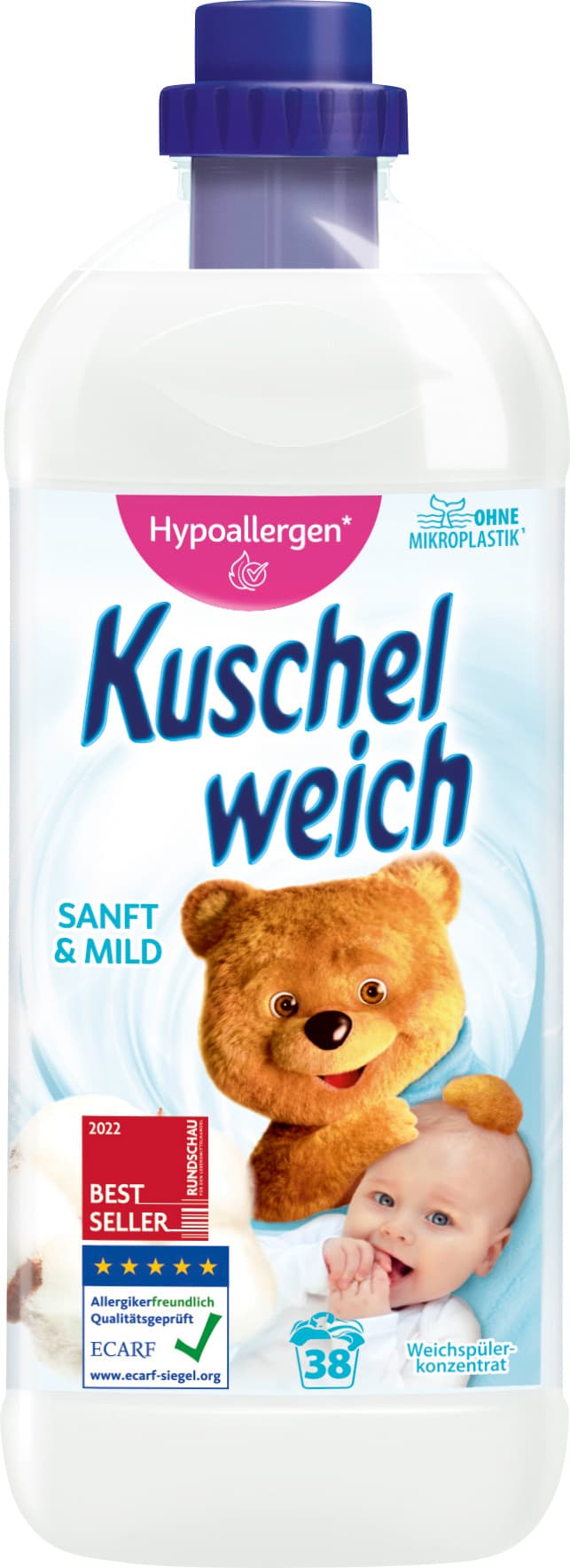 Kuschelweich Weichspüler Sanft & Mild