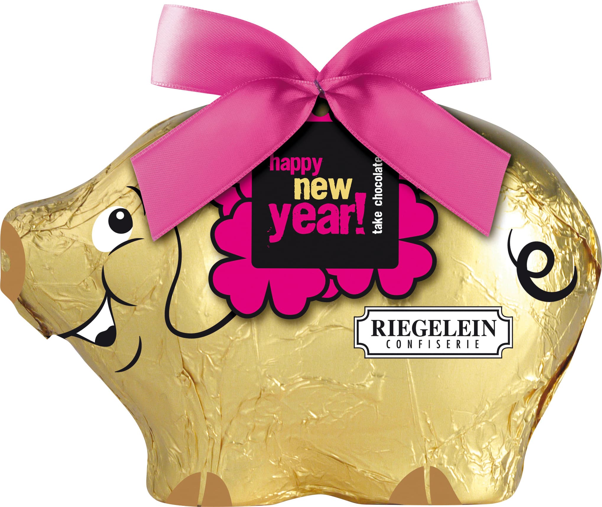 Riegelein Glücksschwein Happy New Year