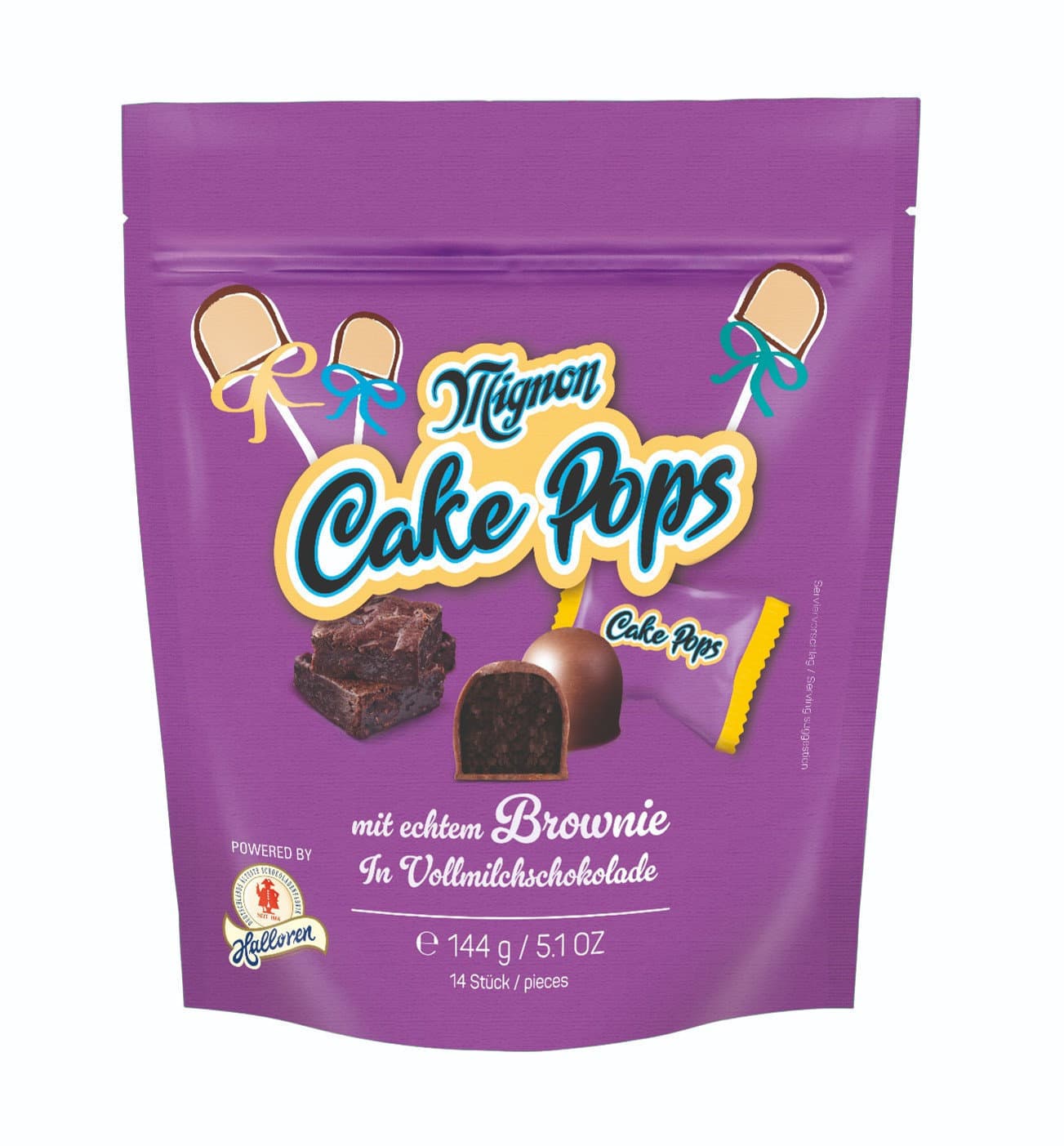 Halloren Mignon Cake Pops Brownie