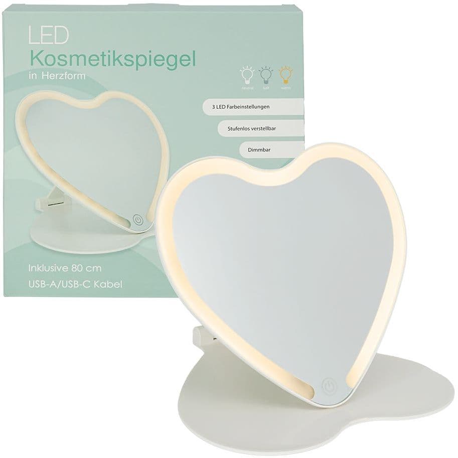 Soapland LED Standspiegel klappbar