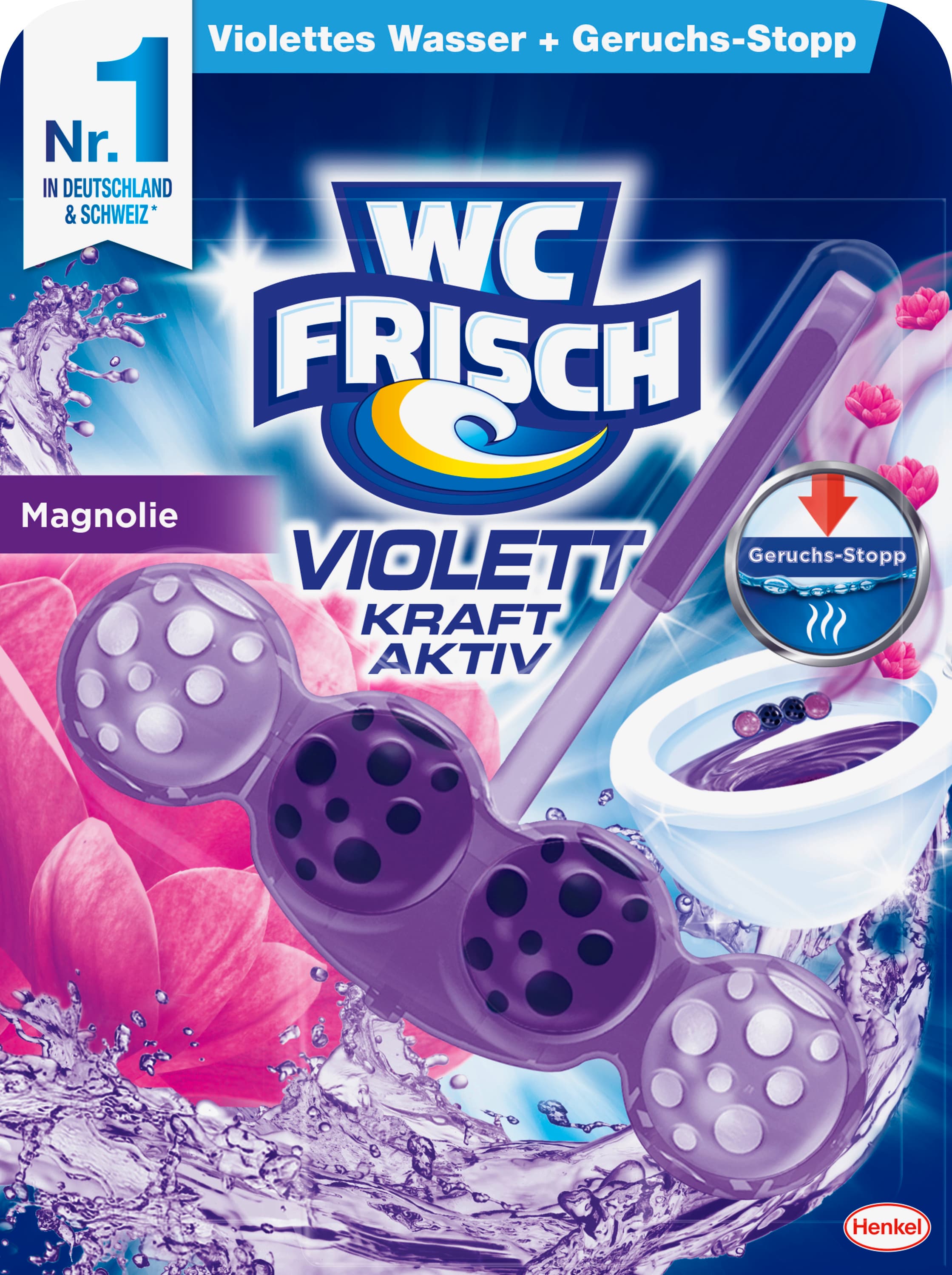 WC FRISCH Kraft Aktiv Violettspüler Magnolie
