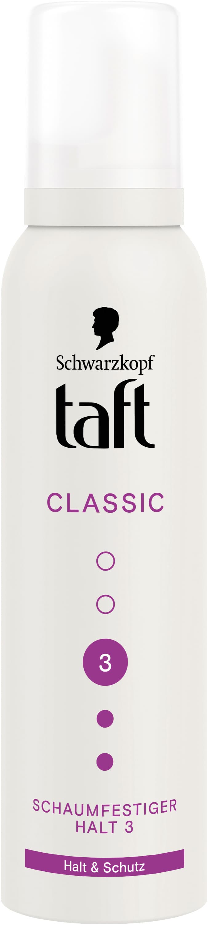 Taft Classic Penové tužidlo Hold & Protect pena na vlasy 150 ml fixácia úroveň 3 - stredná fixácia