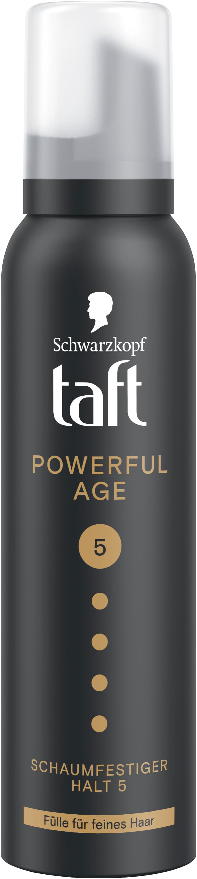 taft Schaumfestiger Powerful Age 150ml Haltegrad 5 - sehr starker Halt