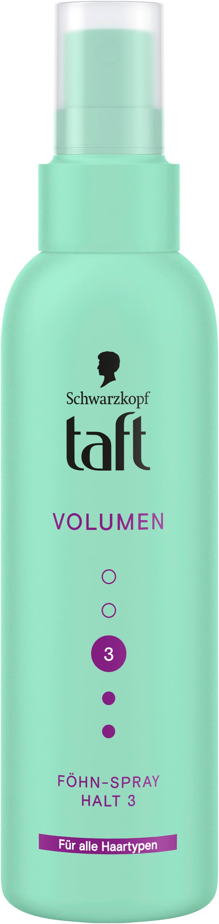 taft Föhn-Spray Volumen 150ml - Haltegrad 3 - mittlerer Halt