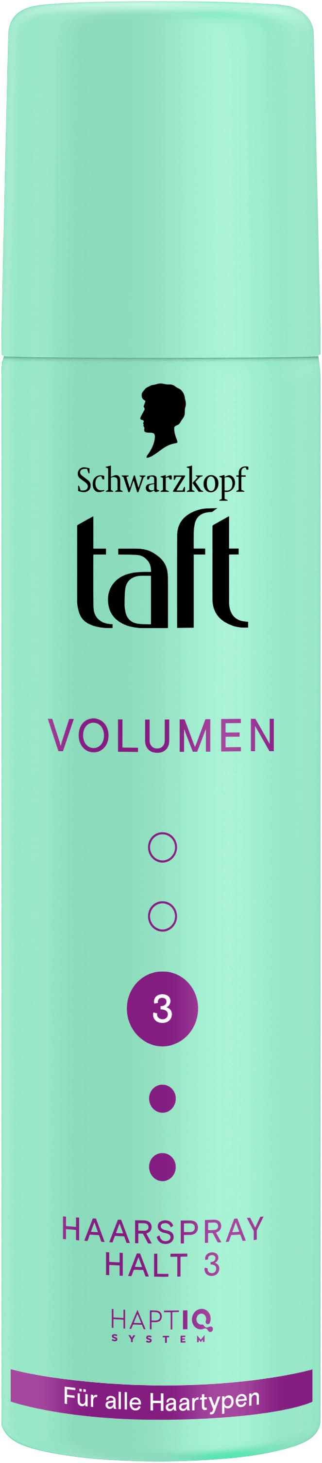 taft Haarspray Volumen alle Haartypen Haltegrad 3 - mittlerer Halt Mini