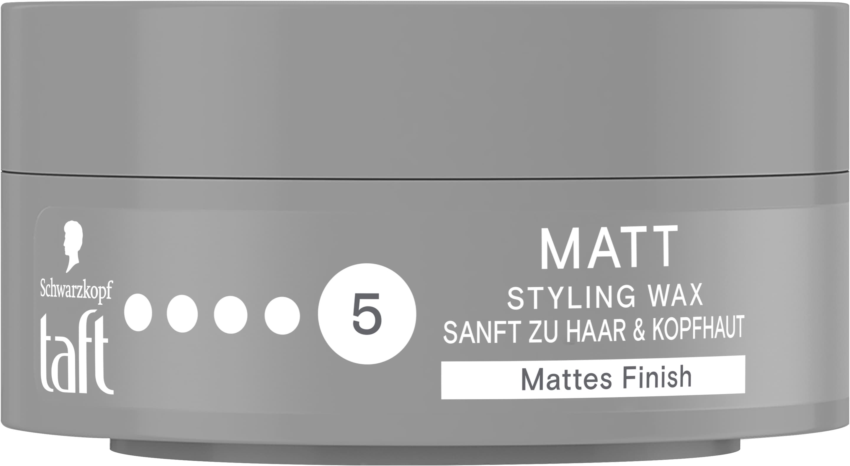 Stylingový vosk Taft Matt 75 ml fixácia 5 lesk 2