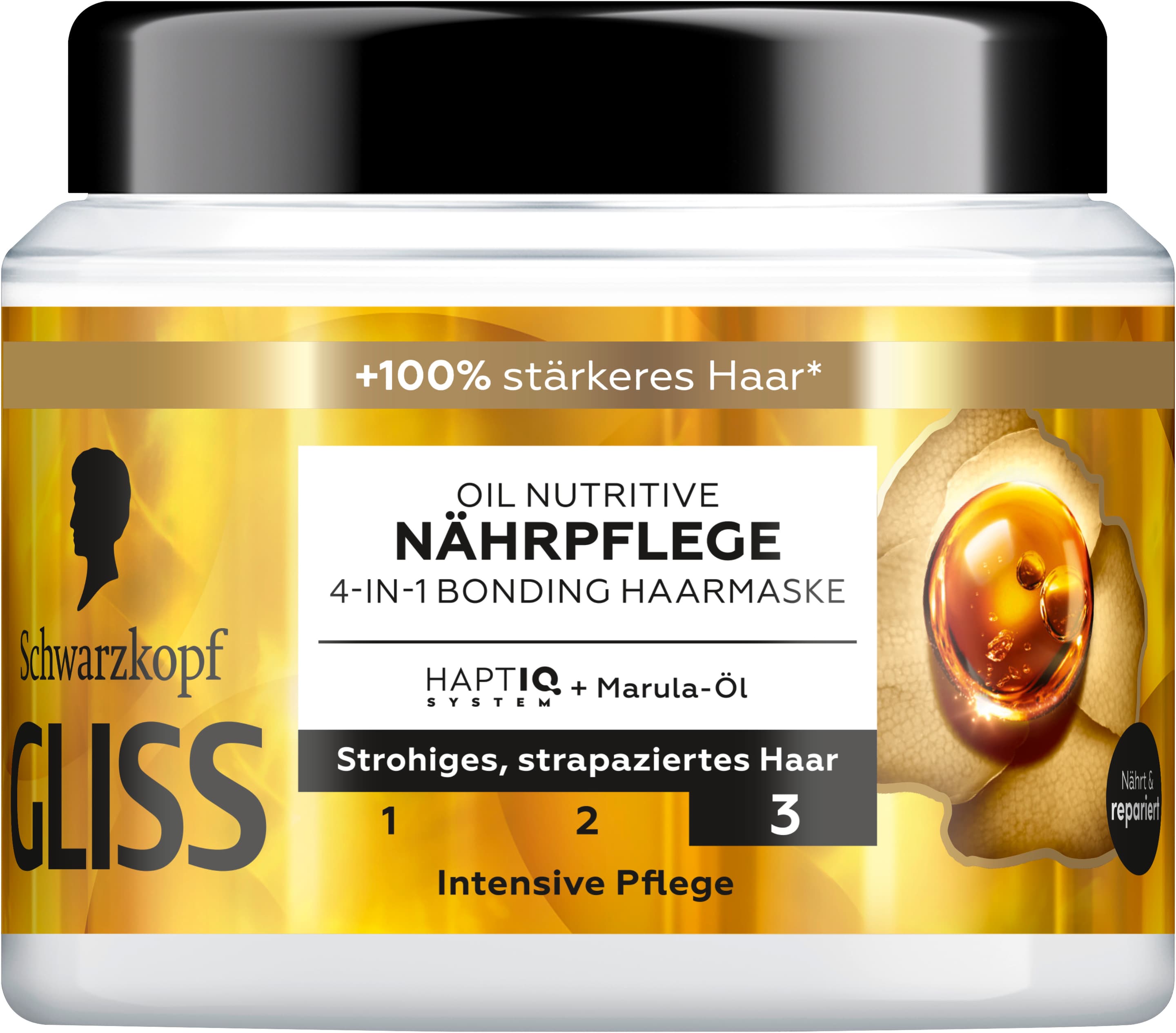 GLISS Oil Nutritive Nährpflege 4-in-1-Bonding-Haarmaske