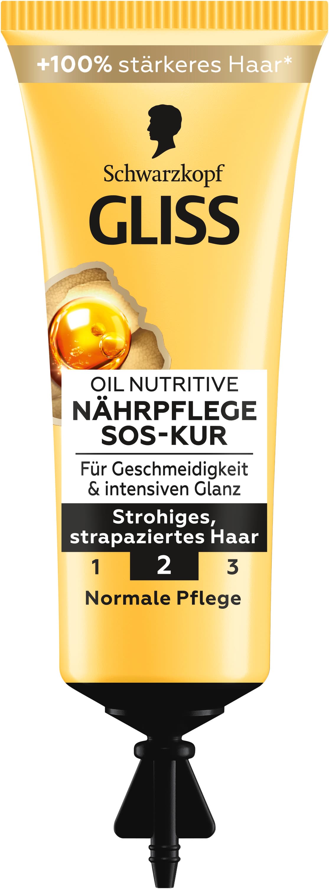 GLISS Oil Nutritive Nährpflege SOS-KUR für Geschmeidigkeit & intensiven Glanz normale Pflege