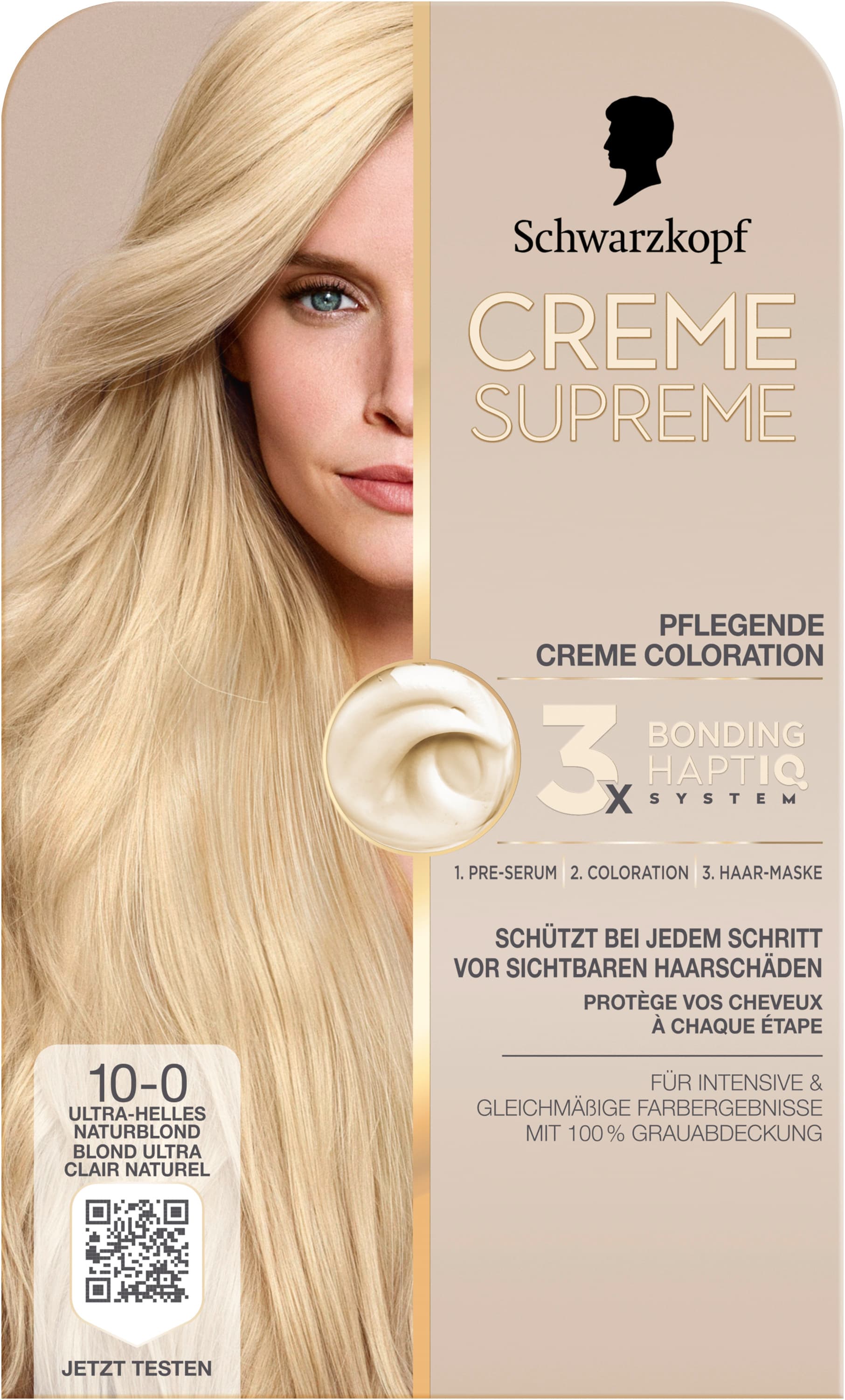 Schwarzkopf Creme Supreme 10-0 Ultra-Helles Naturblond