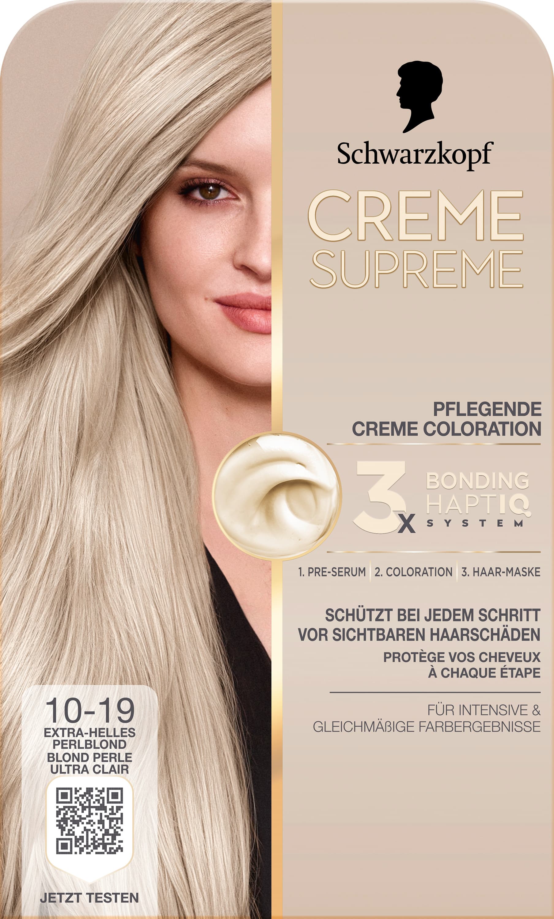 Schwarzkopf Creme Supreme 10-19 Extra-Helles Perlblond