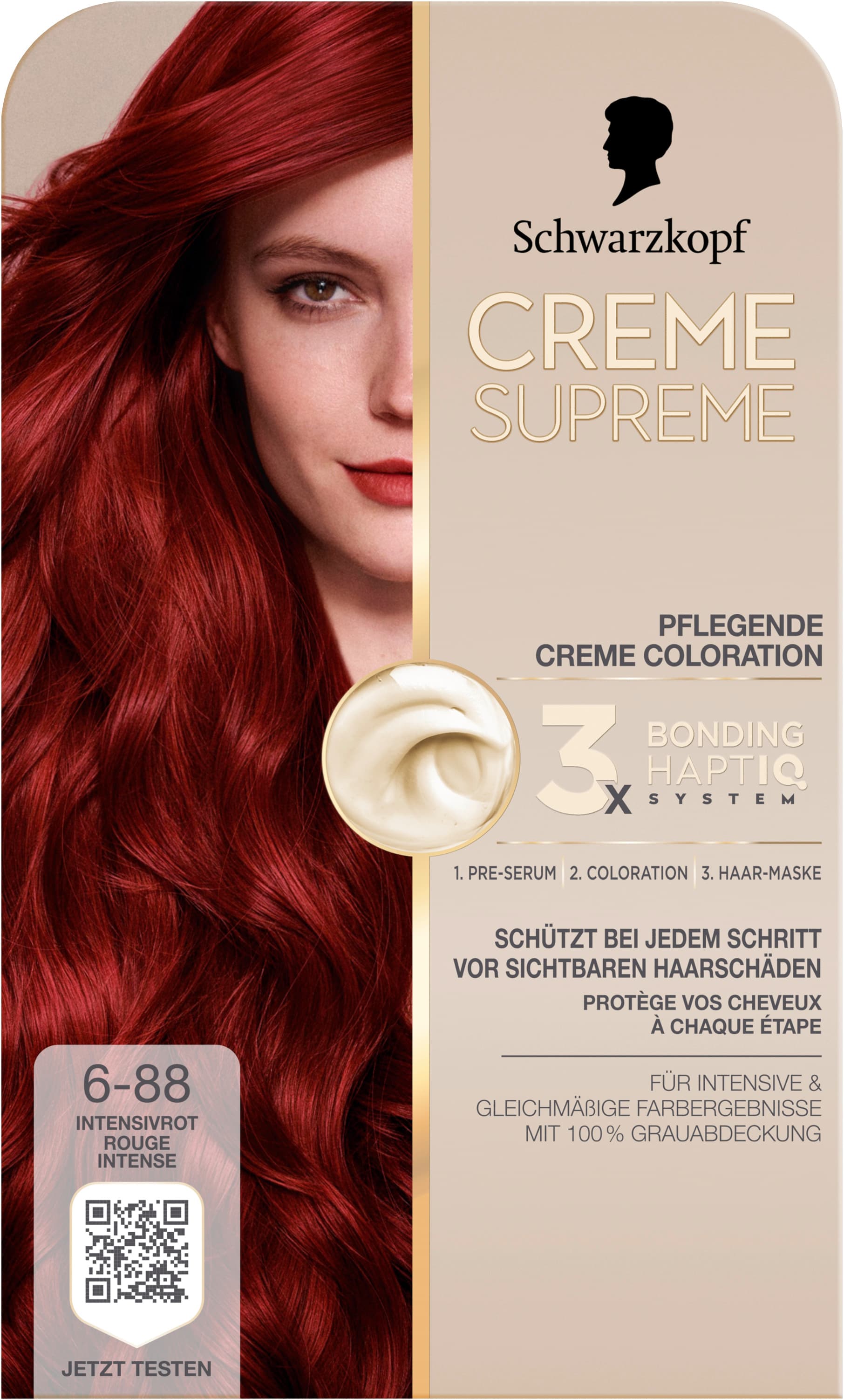 Schwarzkopf Creme Supreme 6-88 Intensivrot