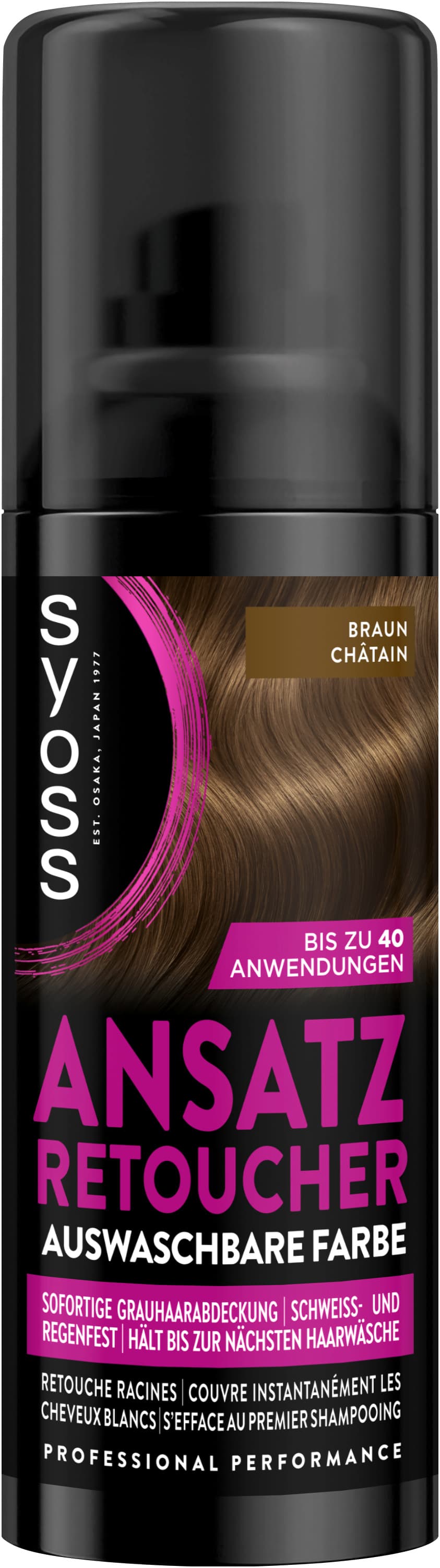 syoss Ansatz Retoucher Haarfarbe Braun