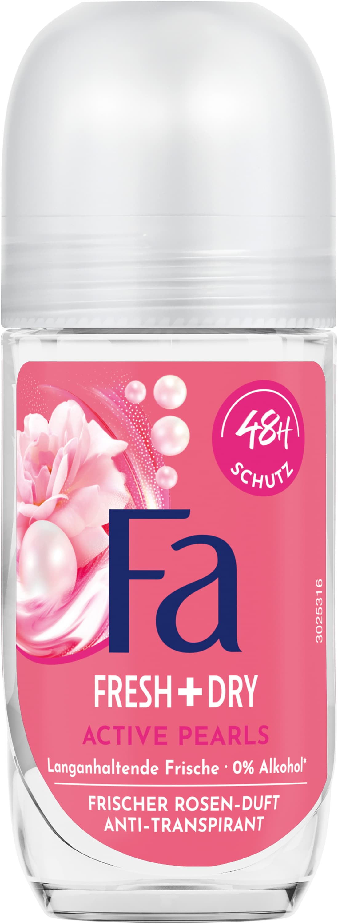 FA Deo Roll On Fresh+Dry Active Pearls