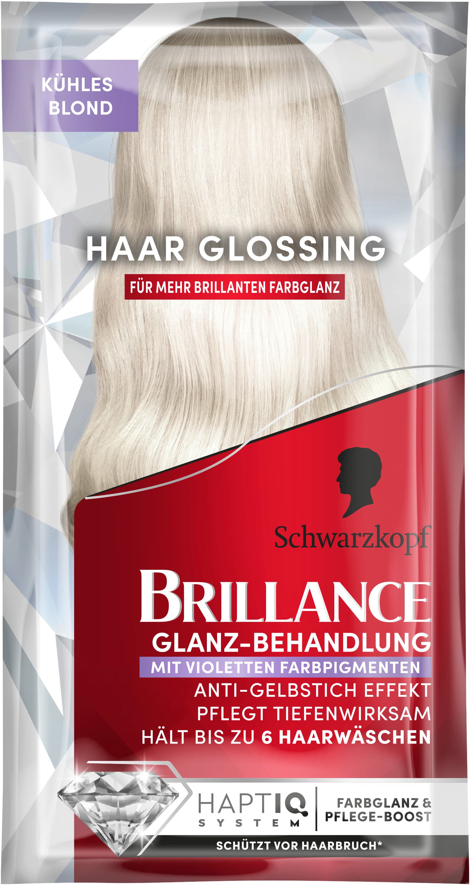 Schwarzkopf BRILLANCE Glanz-Behandlung Haar Glossing Sachet