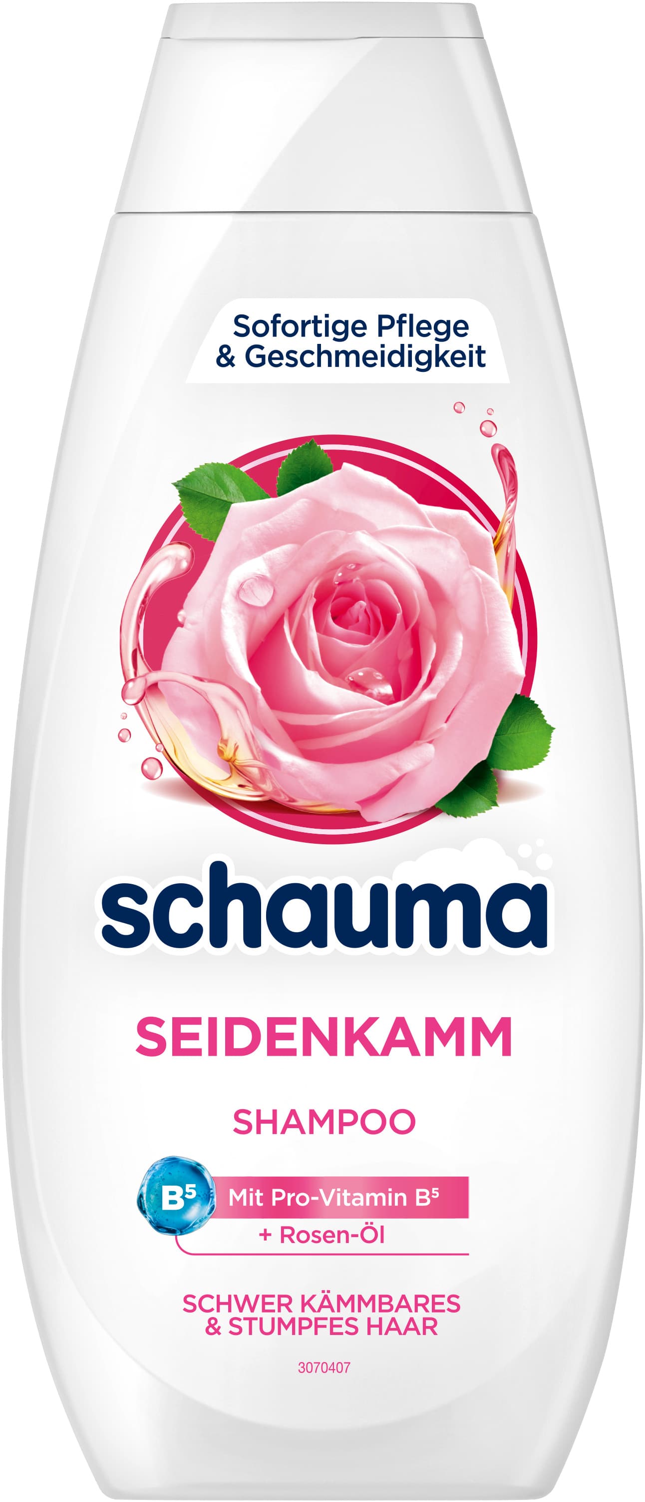 SCHAUMA Shampoo Seiden-Kamm mit Rosen-Öl