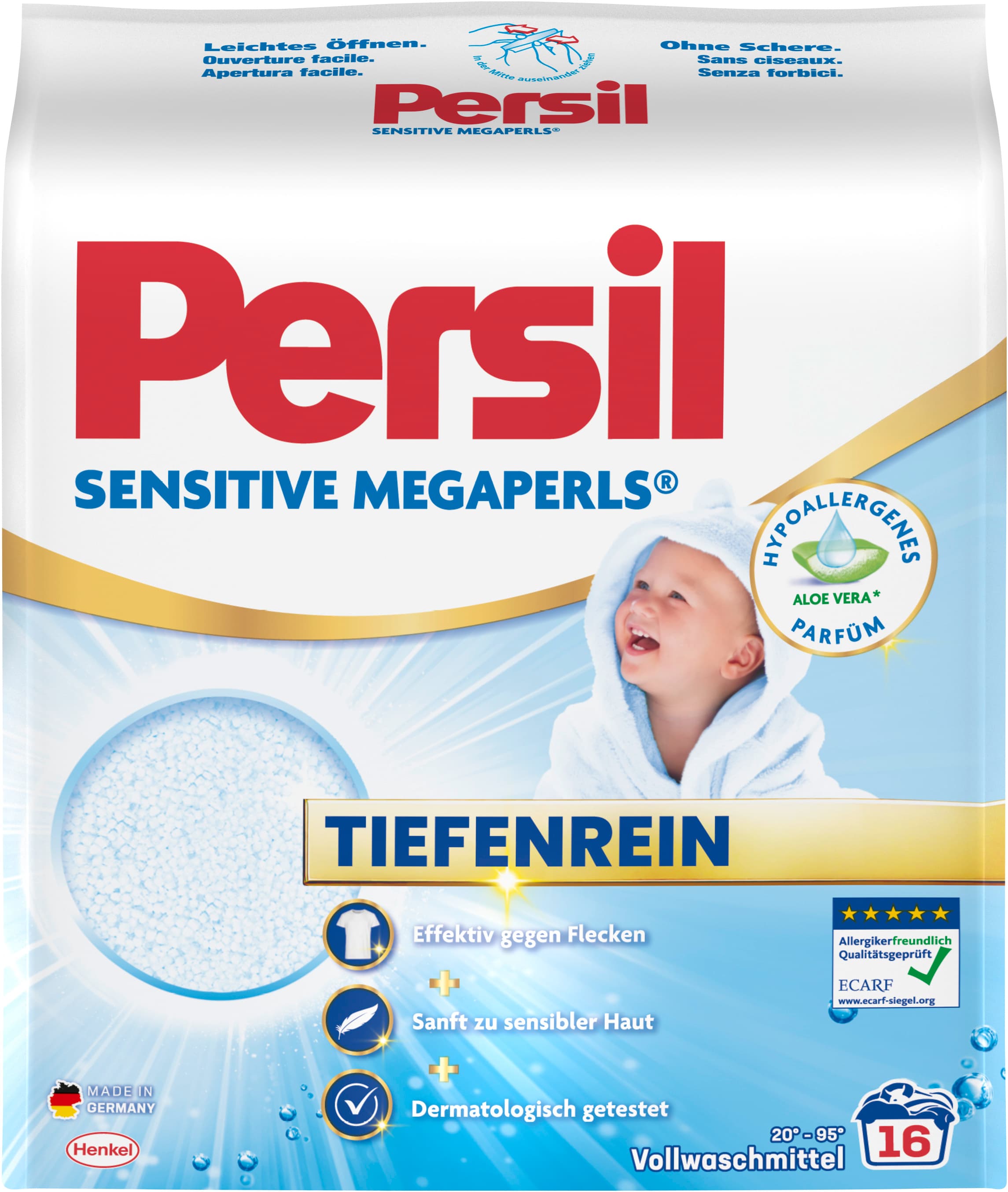 PERSIL Sensitive Megapearls 16 mosási ciklus
