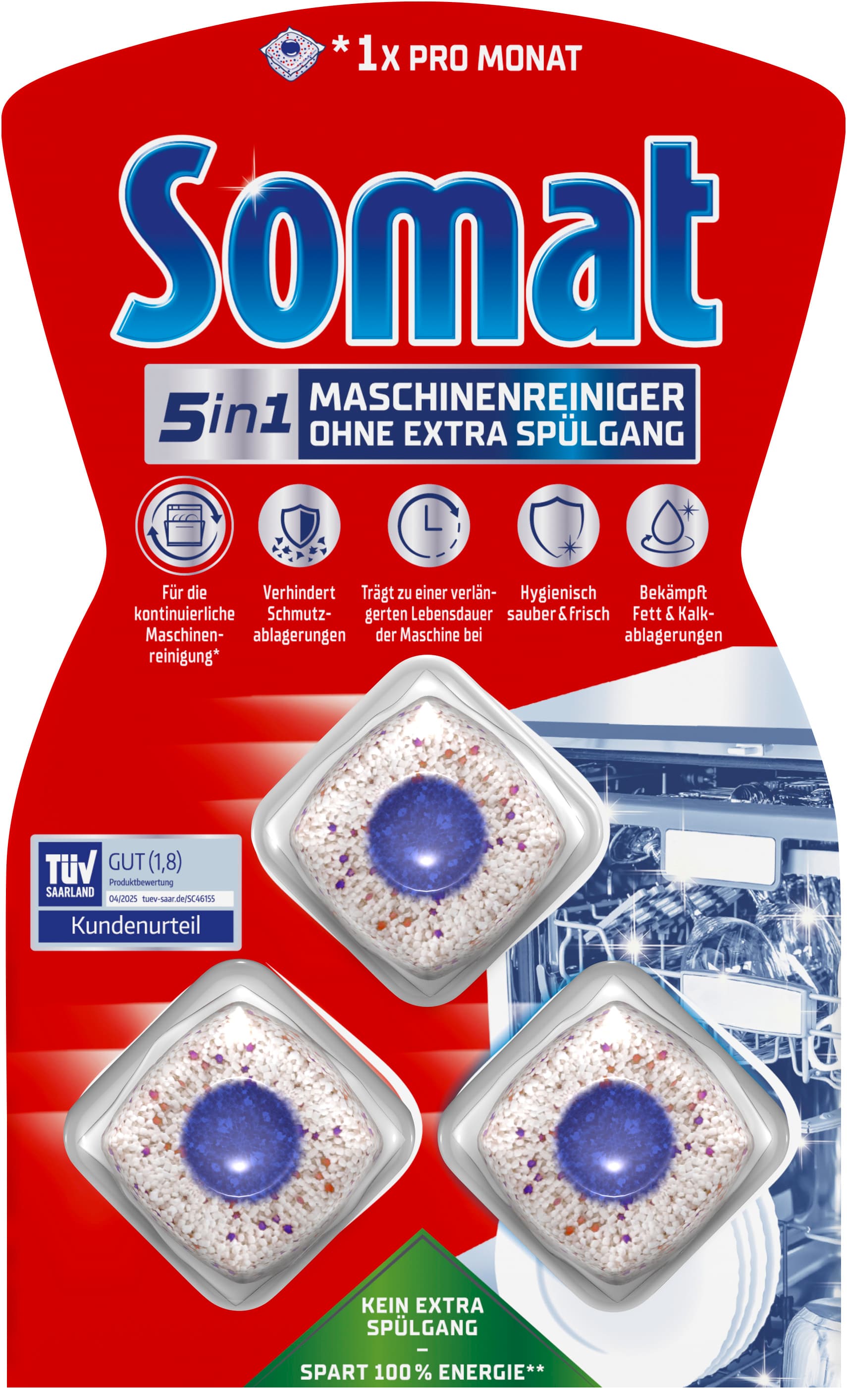 SOMAT 5in1 Maschinenreiniger Tab