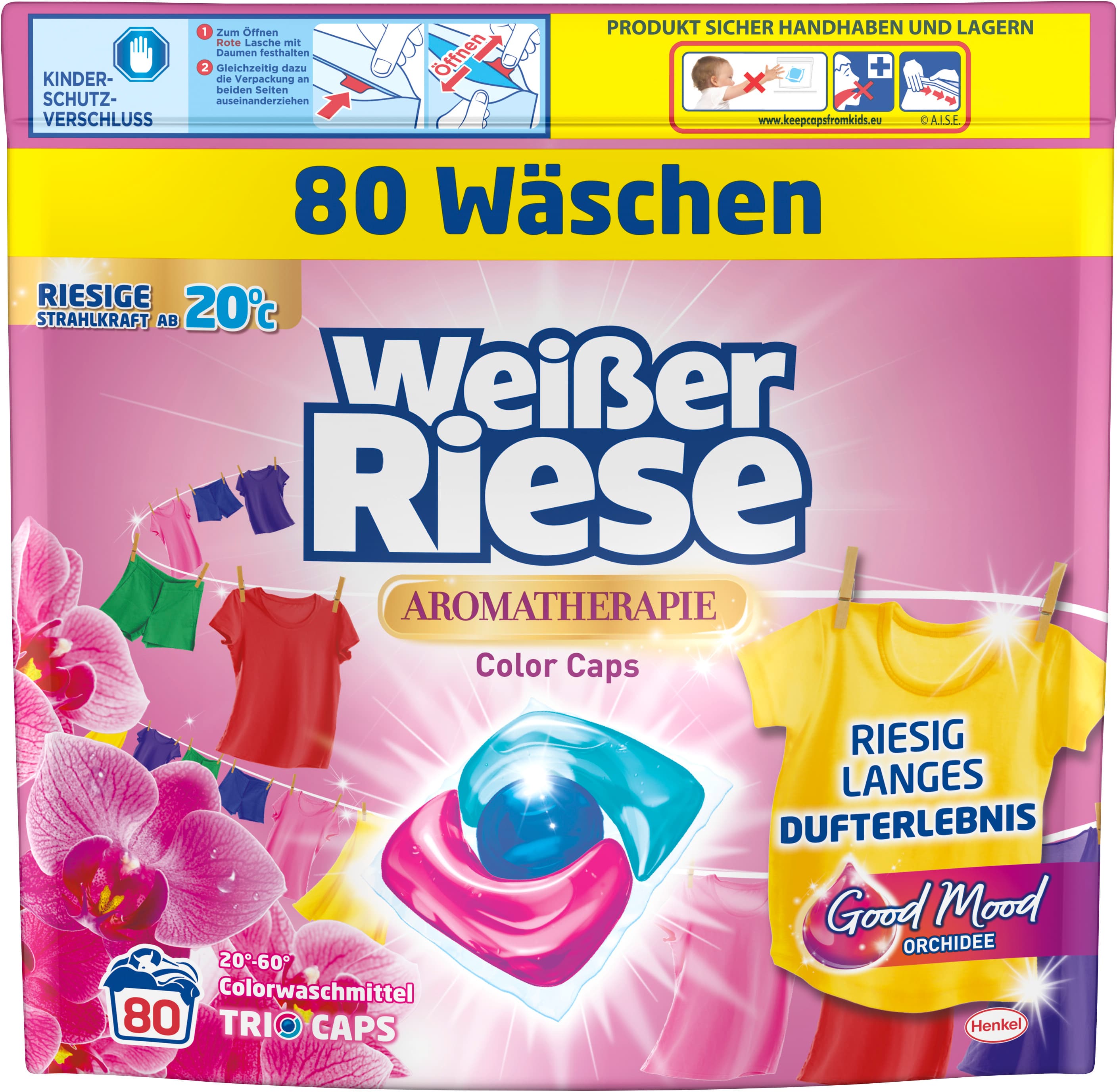 Weißer Riese Color Trio-Caps Aromatherapie Orchidee