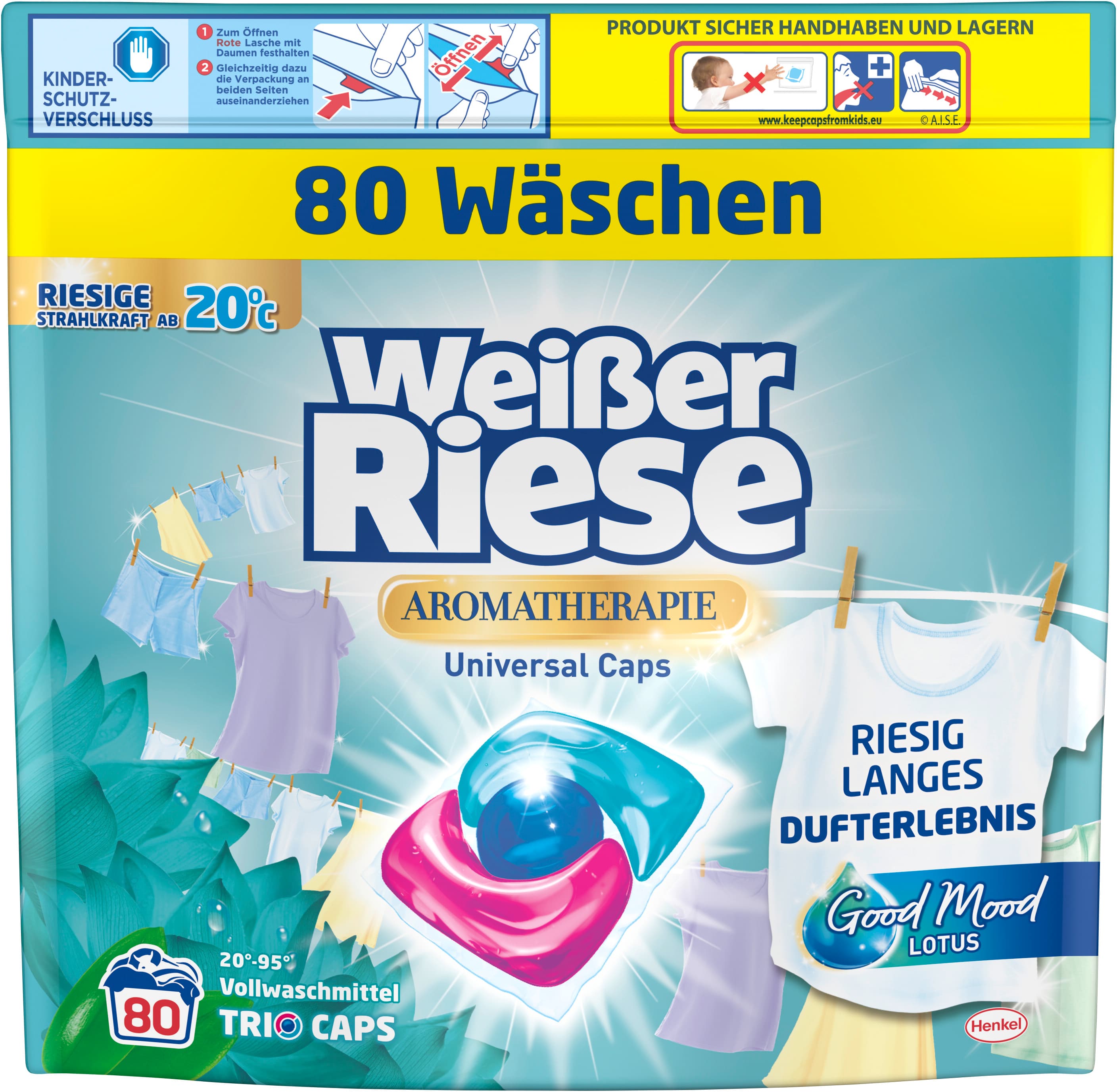 Weißer Riese Universal Trio-Caps Aromatherapie Lotus