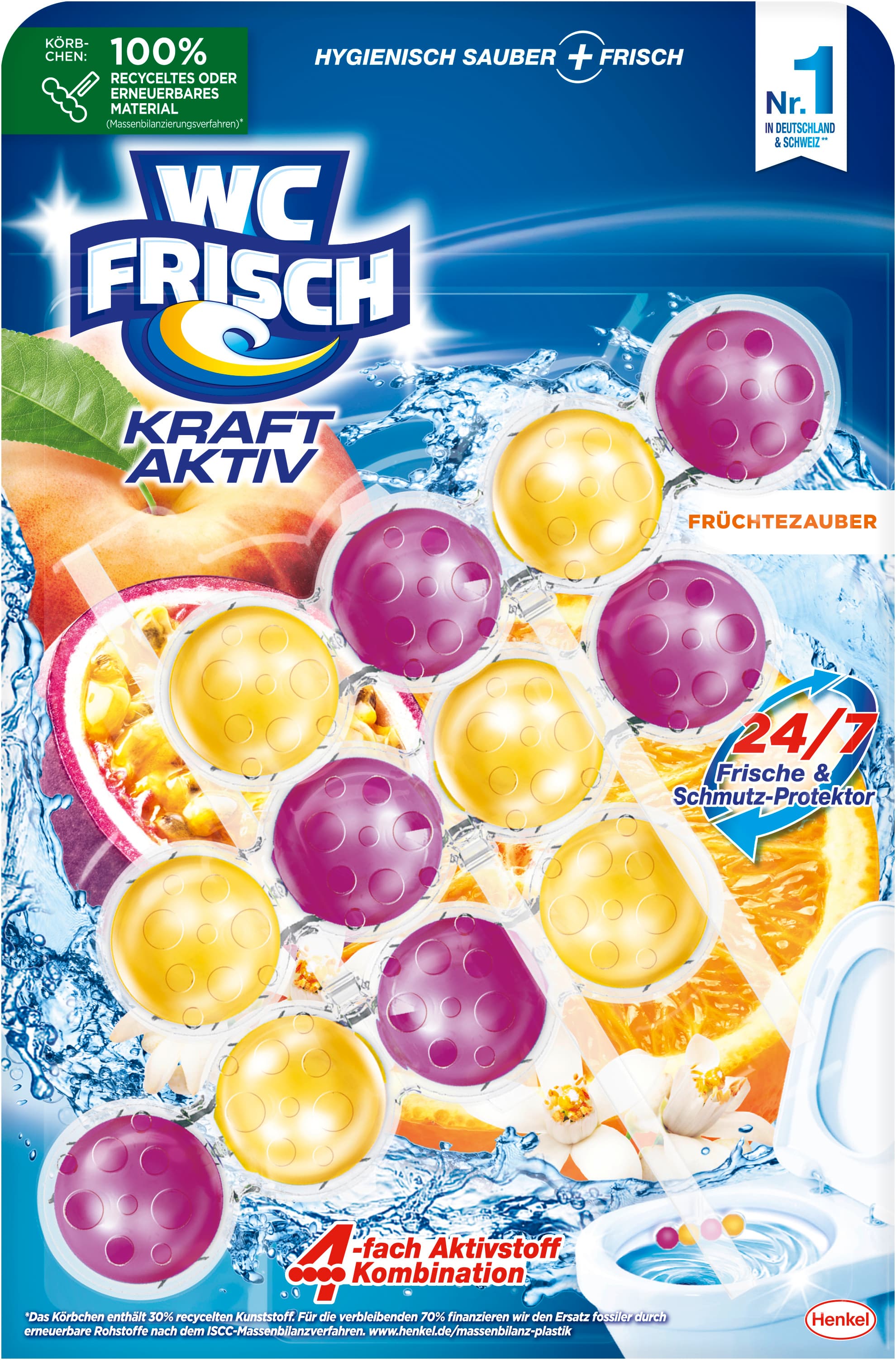 WC FRISCH Kraft Aktiv Duftspüler Früchtezauber