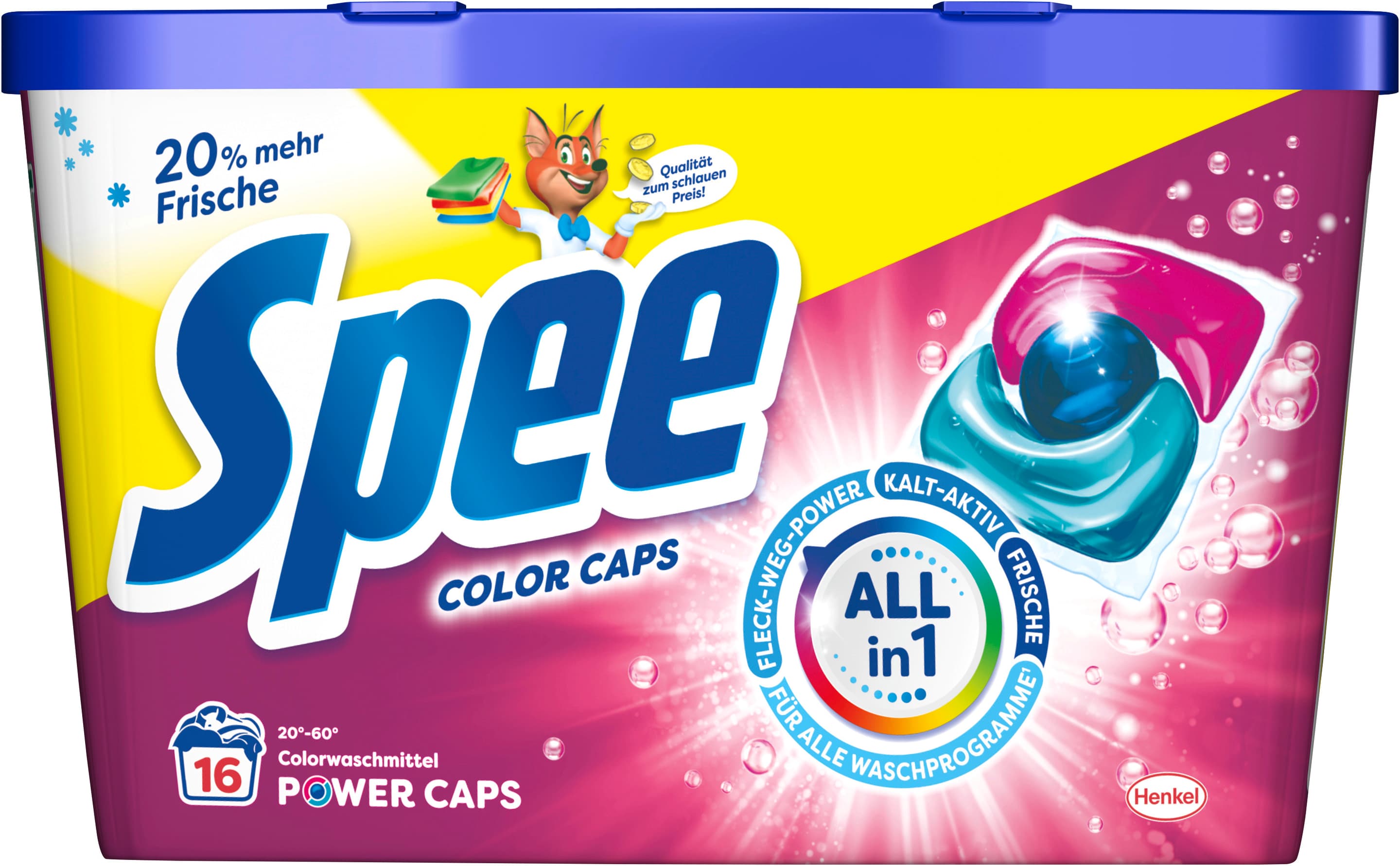 Spee Power Caps Color – Allin1 Formel mit Fleck-Weg-Power