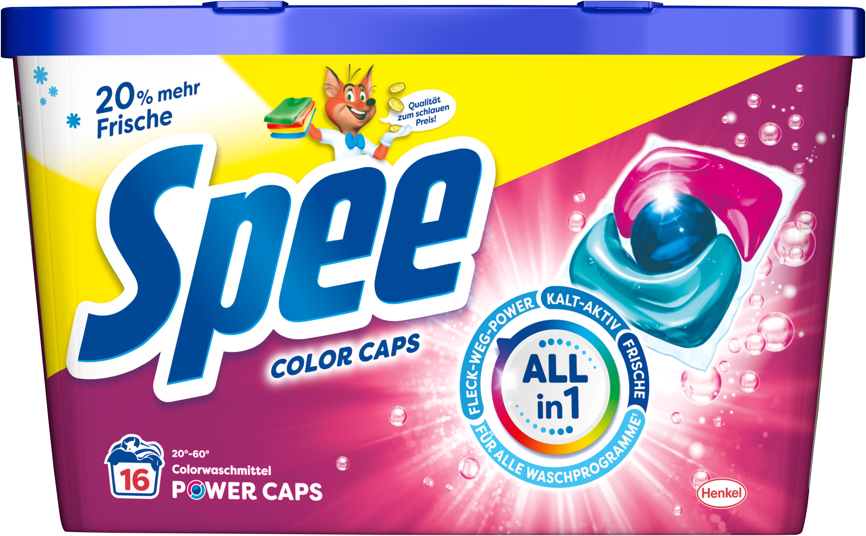 Spee Power Caps Color – Allin1 Formel mit Fleck-Weg-Power