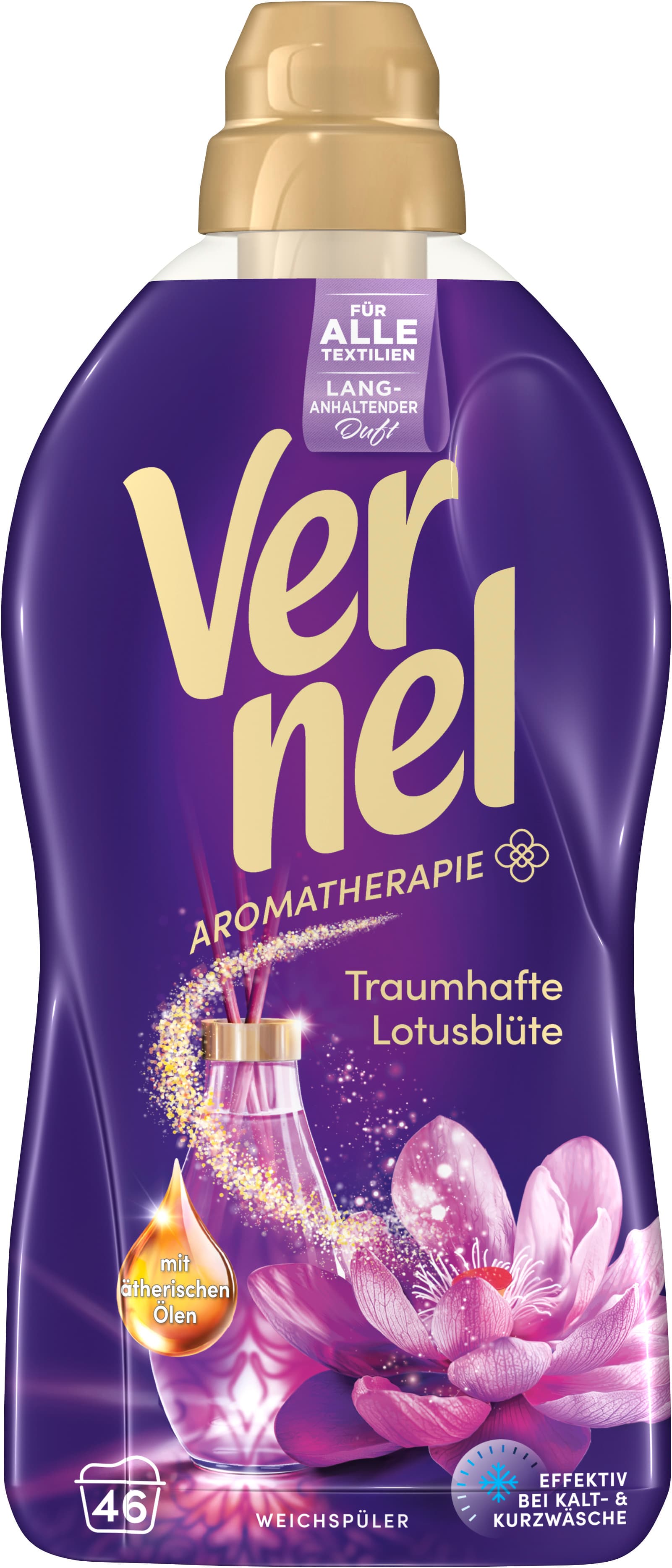 Vernel Weichspüler Aromatherapie Traumhafte Lotusblüte 46WL