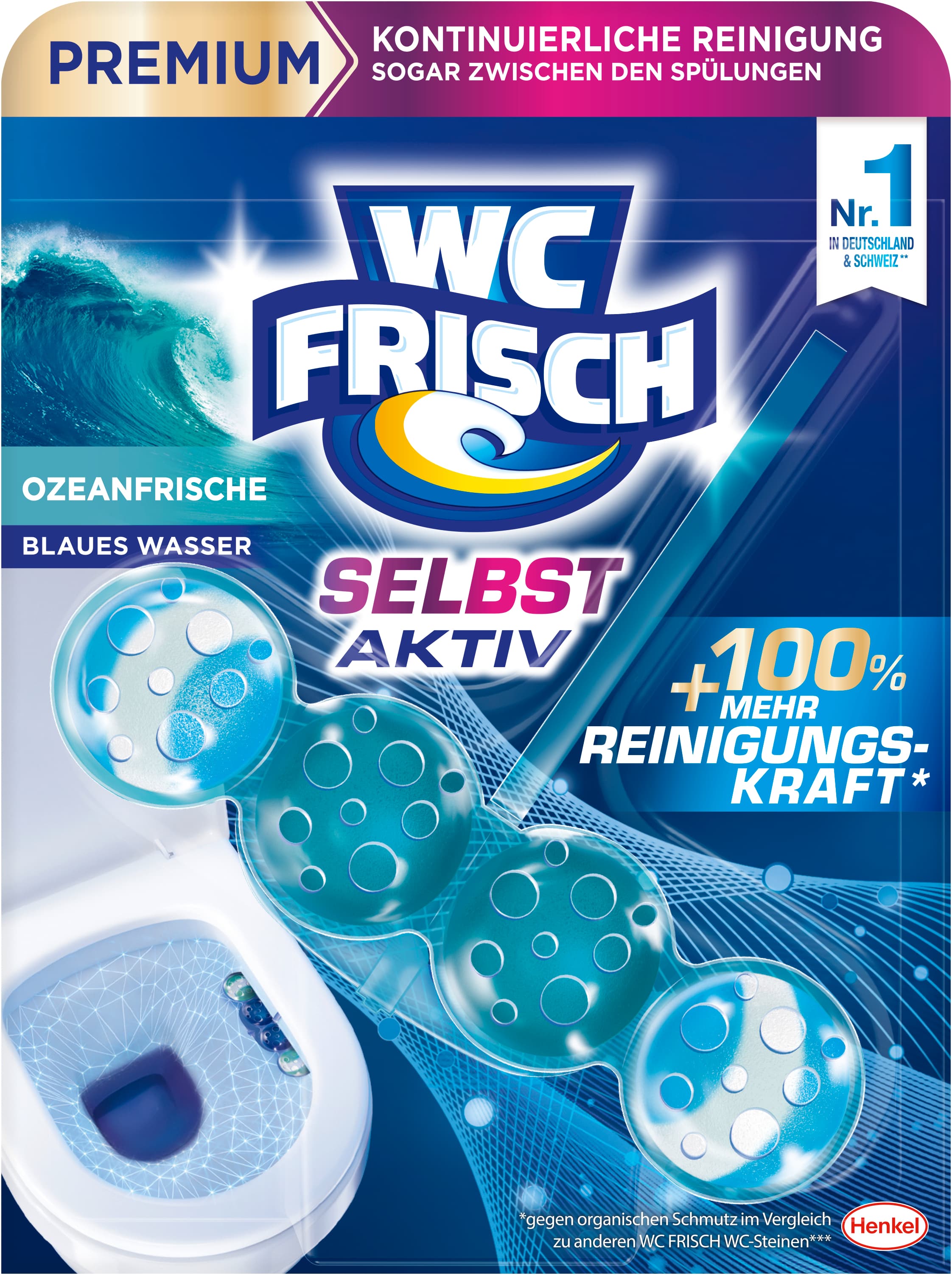 WC FRISCH Selbst Aktiv Blauspüler Ozeanfrische