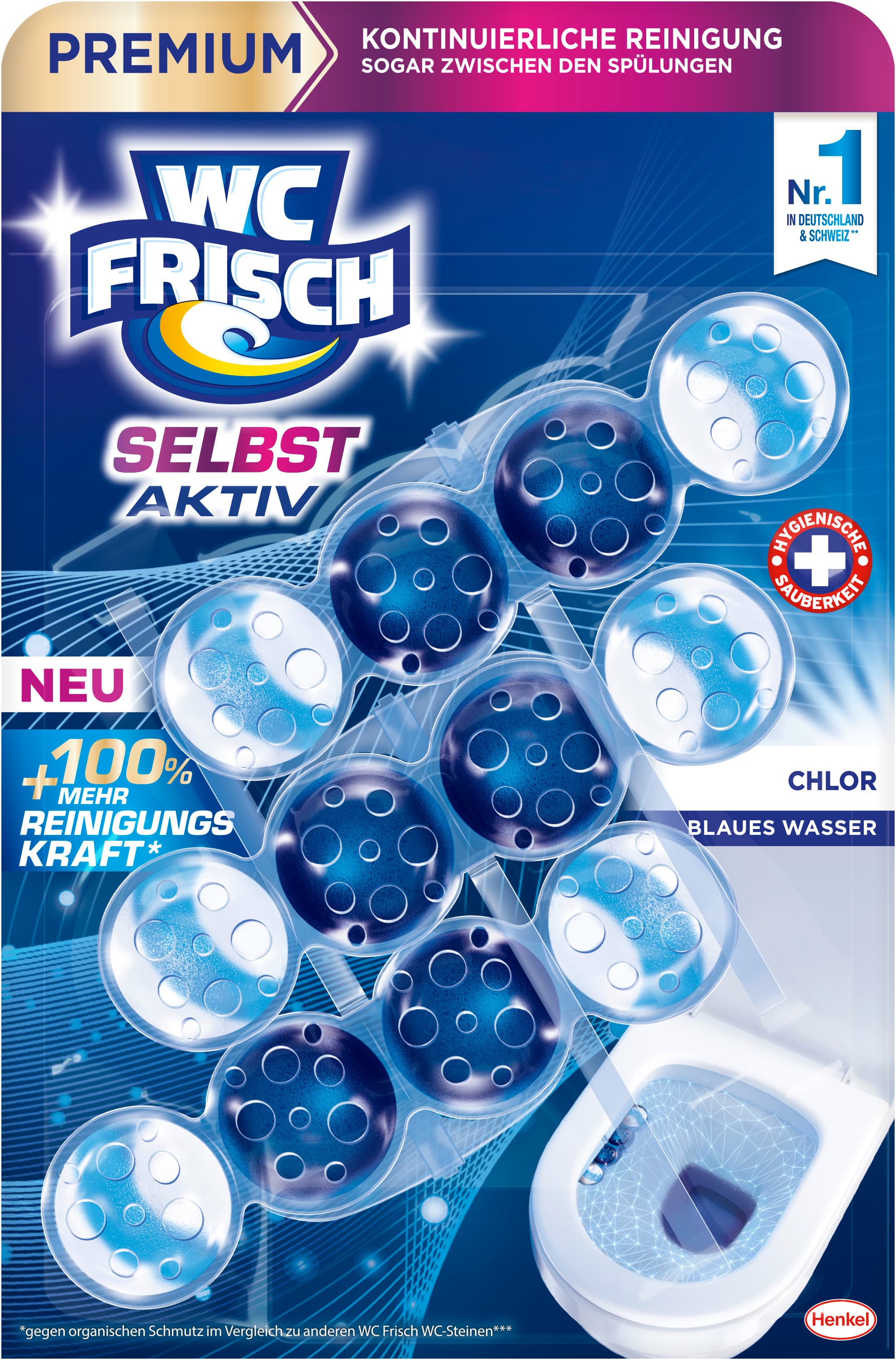 WC FRISCH Blau Aktiv Kraft Super Pack