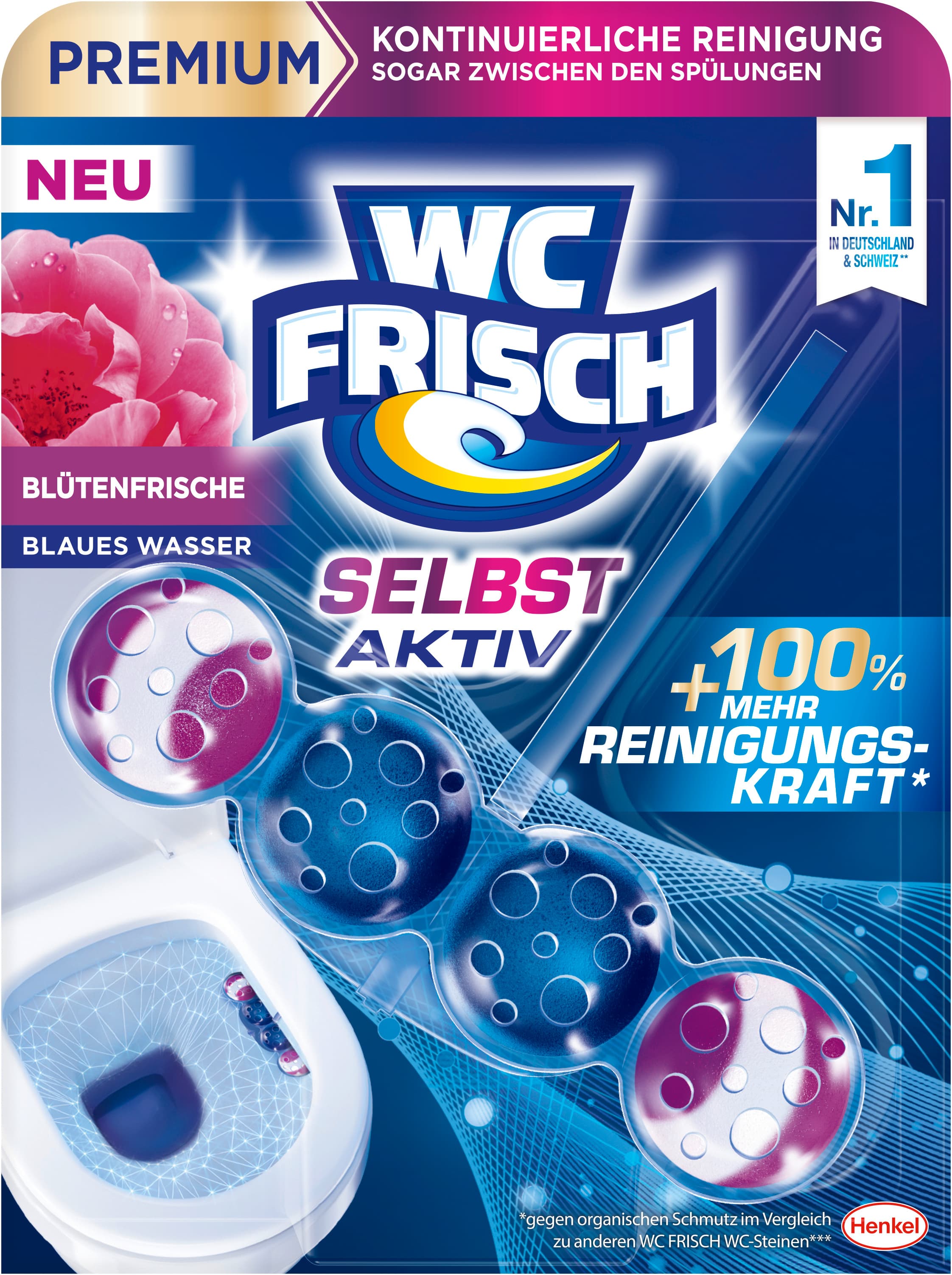 WC FRISCH Selbst Aktiv Blauspüler Blütenfrische