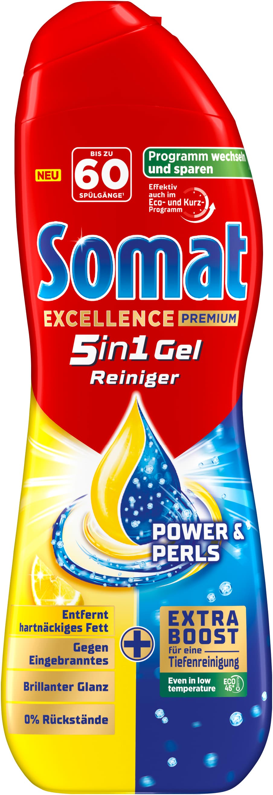 SOMAT Excellence Premium 5in1 Gel Reiniger Power & Perls