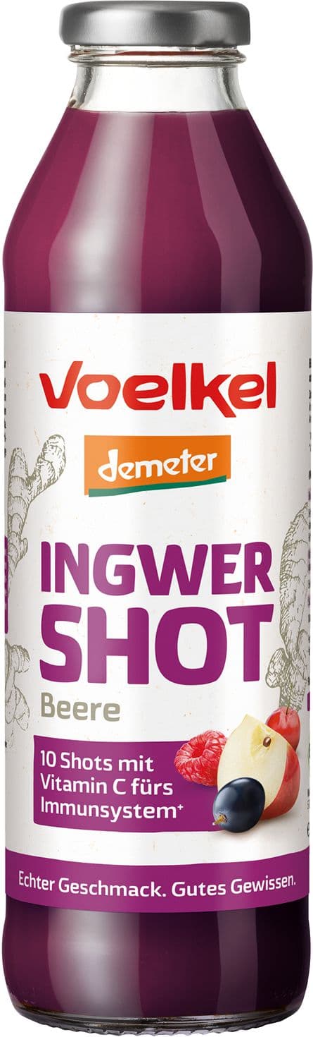 VOELKEL Bio Demeter Ingwer Shot Beere