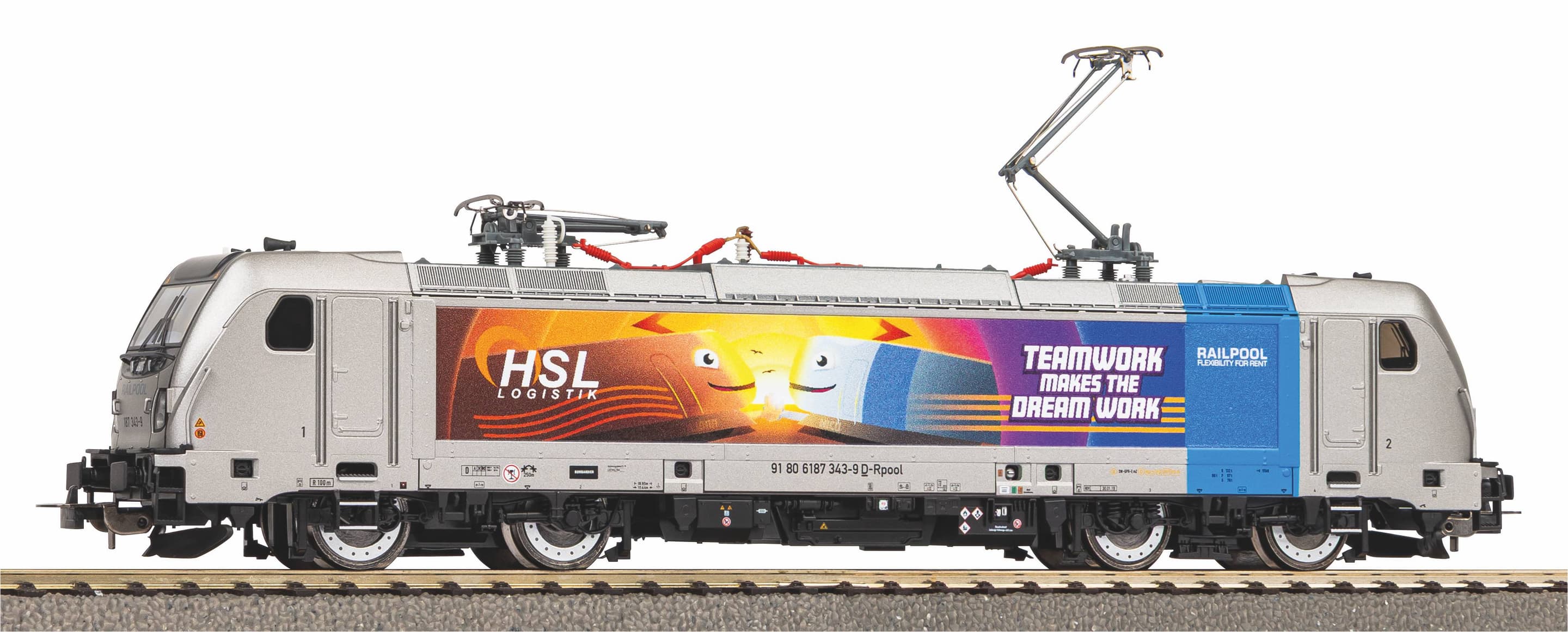 PIKO 21707 H0 E-Lok BR 187 HSL VI