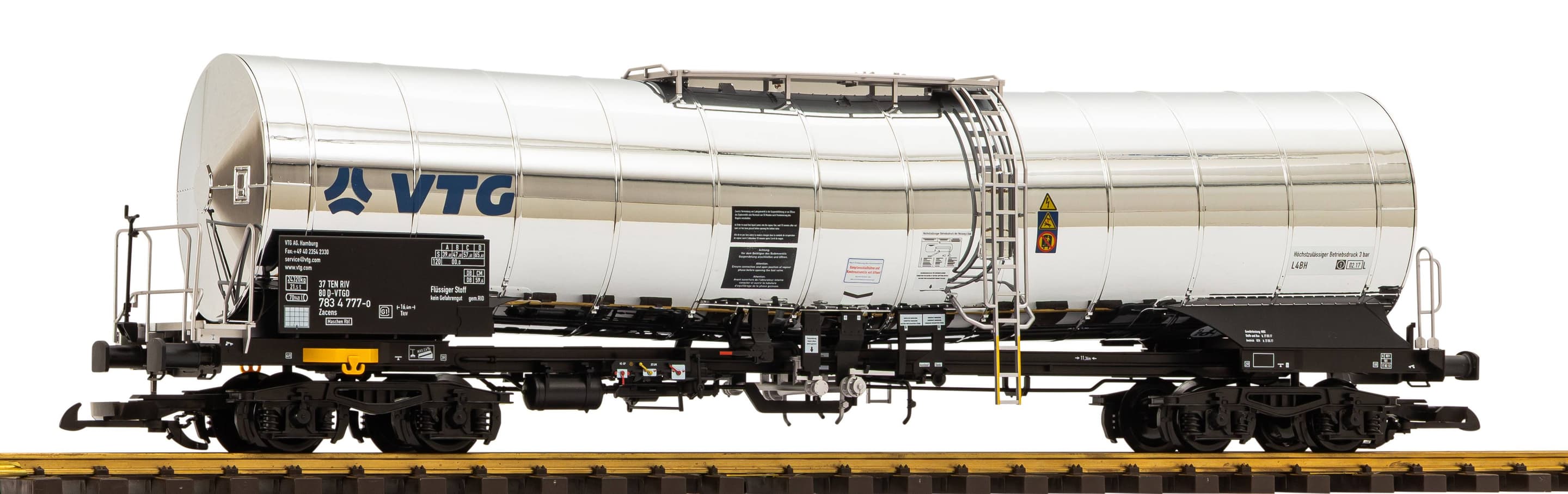 PIKO 37860 G Chemiekesselwagen VTG VI