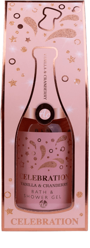 Accentra Celebration in Champagnerflaschenoptik Geschenkpackung