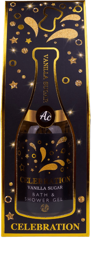 Accentra Celebration in Champagnerflaschenoptik Geschenkpackung
