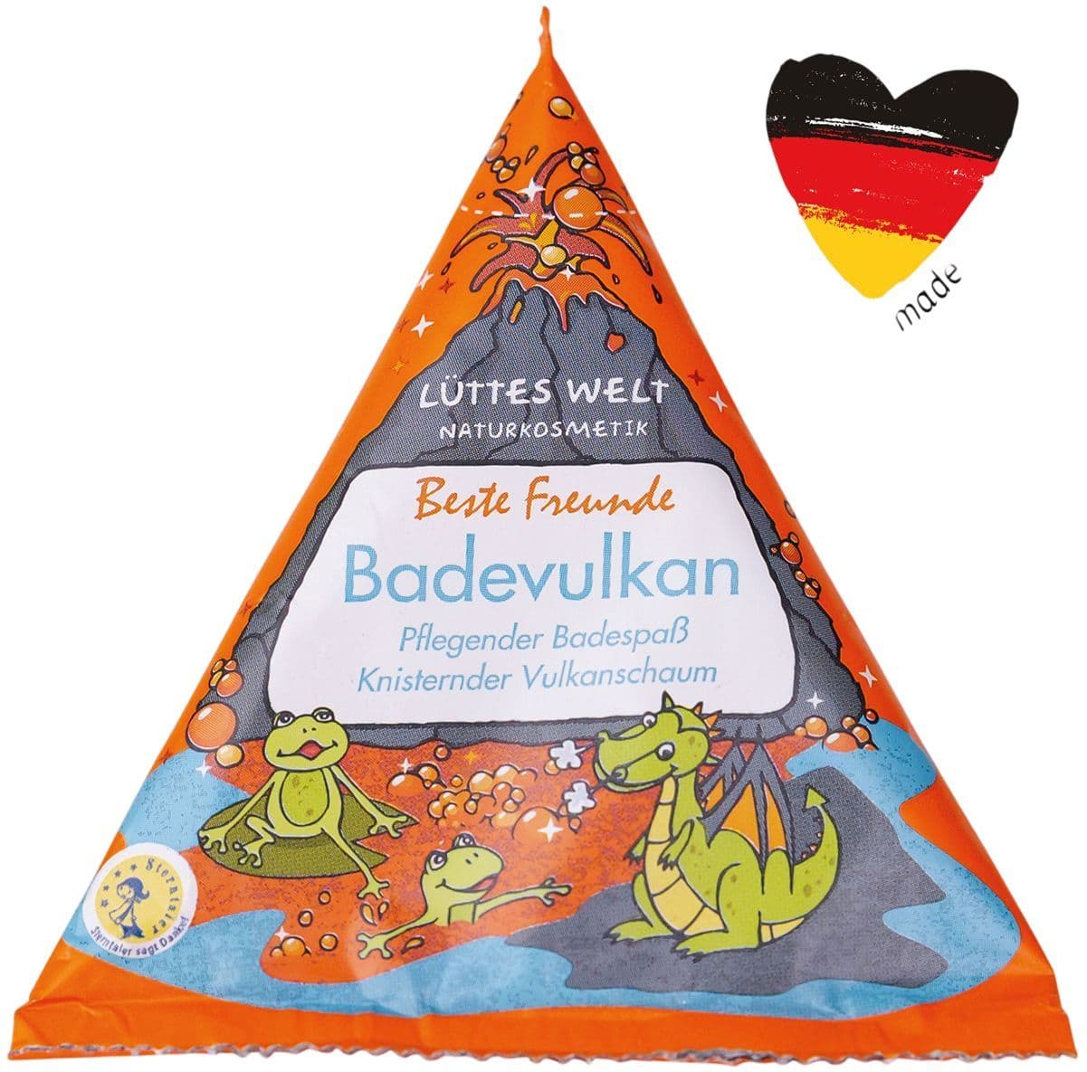 LÜTTES WELT NATURKOSMETIK Badevulkan Beste Freunde Pflegender Badespaß