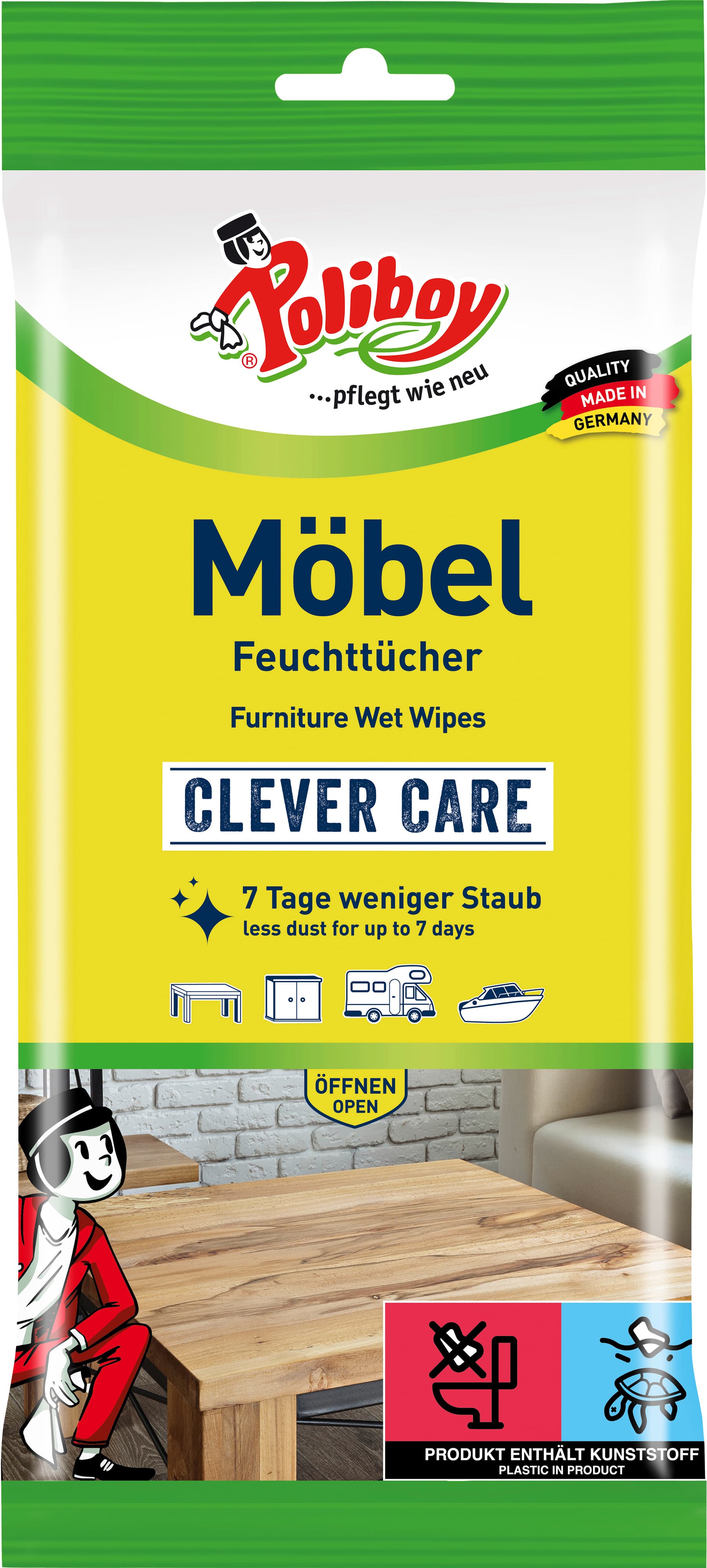 POLIBOY Möbel Staub Tücher
