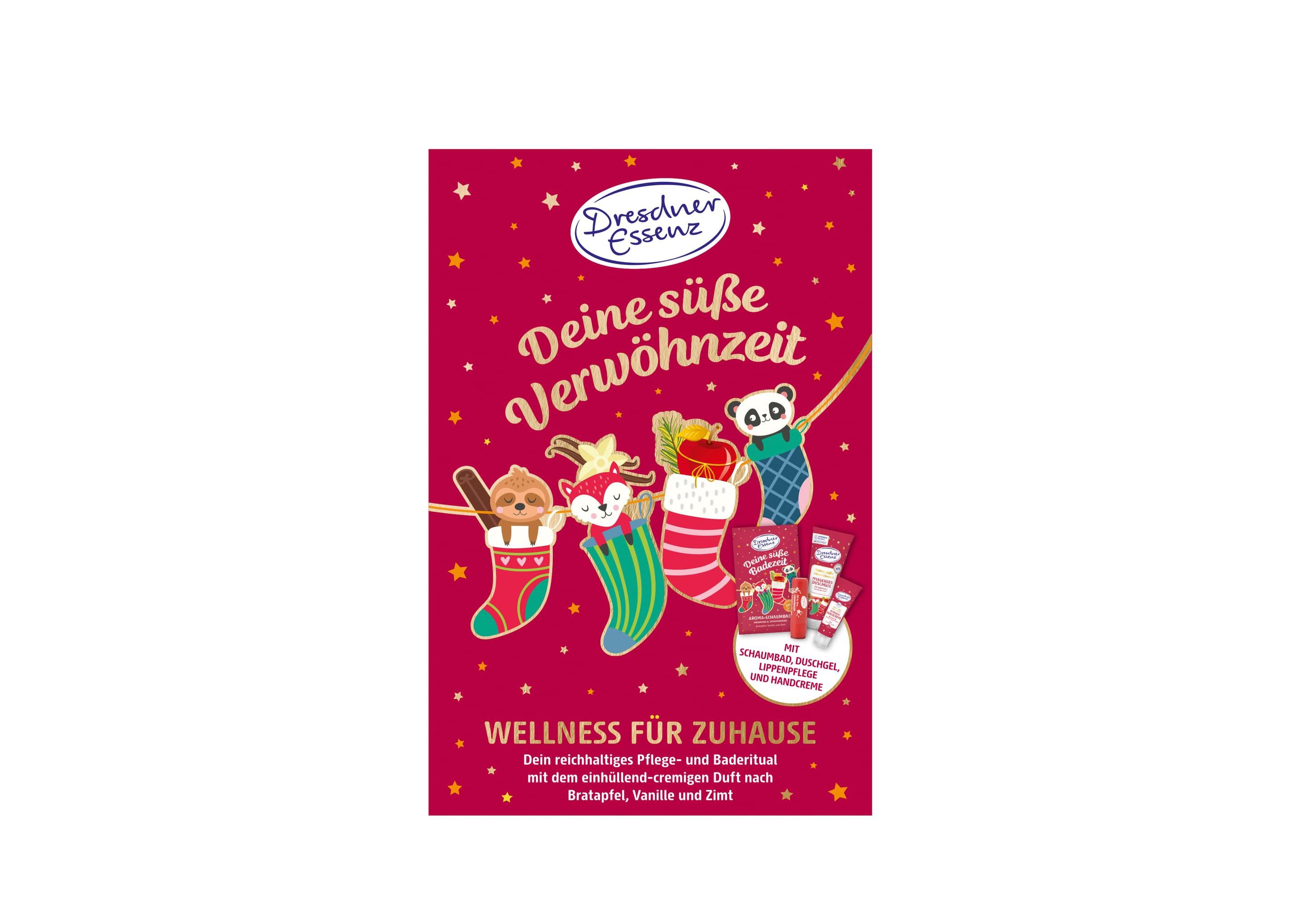 Dresdner Essenz Wellness für Zuhause Deine Süße Verwöhnzeit Geschenkpackung