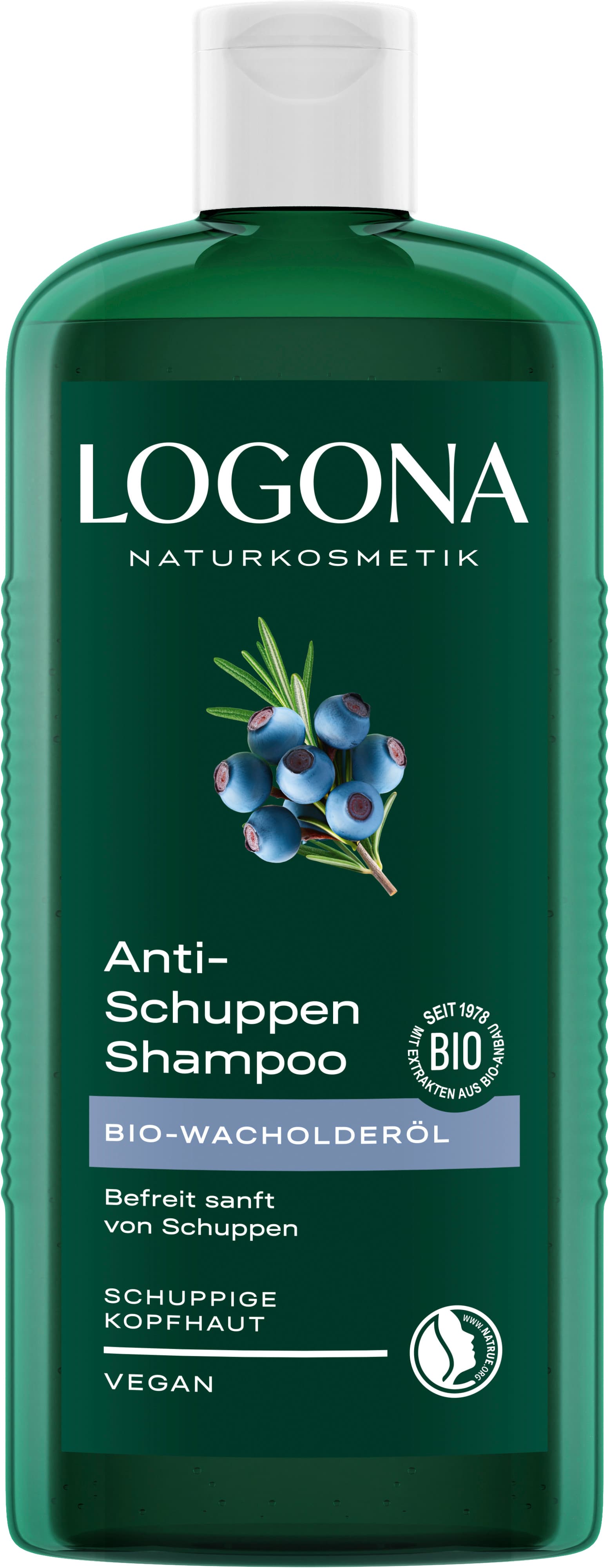 LOGONA Anti-Schuppen Shampoo Bio-Wacholderöl