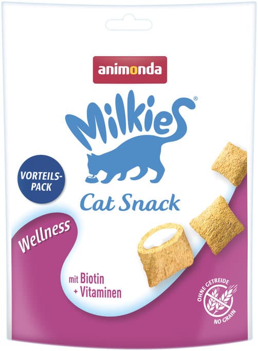 ANIMONDA Katzensnack Milkies Knusperkissen Wellness