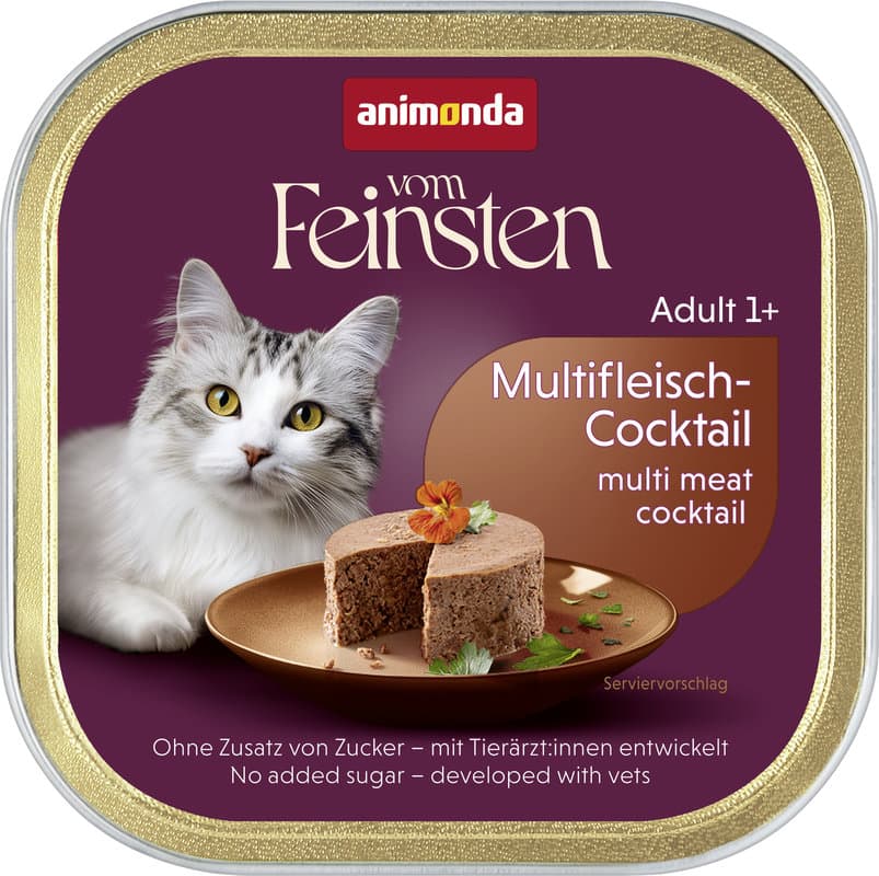 ANIMONDA Katzennassfutter vom Feinsten Adult Multifleisch-Cocktail